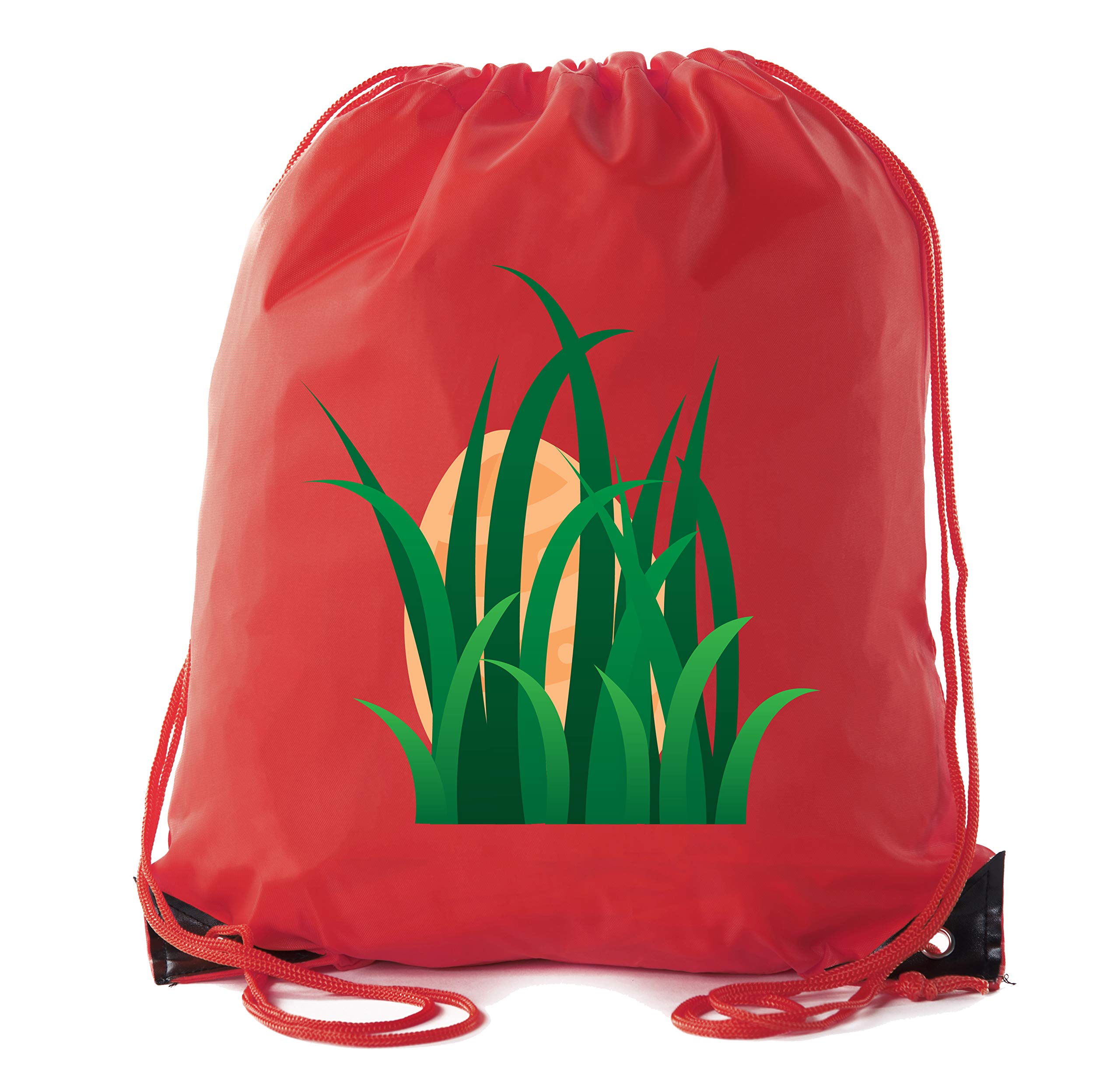 Easter Basket Bags - Bulk Drawstring Backpacks for Easter Party Favors & Goodie Bags - No Peeking - Perfect for Easter Egg Hunts, Classroom Treats & Kids Party Supplies