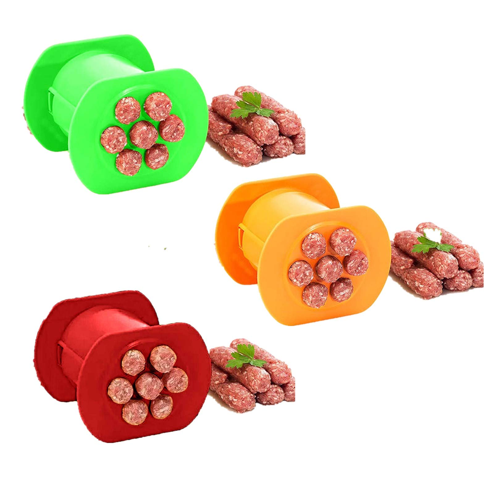 BBYY Hot Dog Maker Machine - One Press Sausage & Cevapcici Maker with Non-Stick Coating - Perfect for Kitchen, BBQ, Grilling & Party - Easy to Use Hot Dog & Sausage Mold for Home Cooking & Outdoor Gatherings