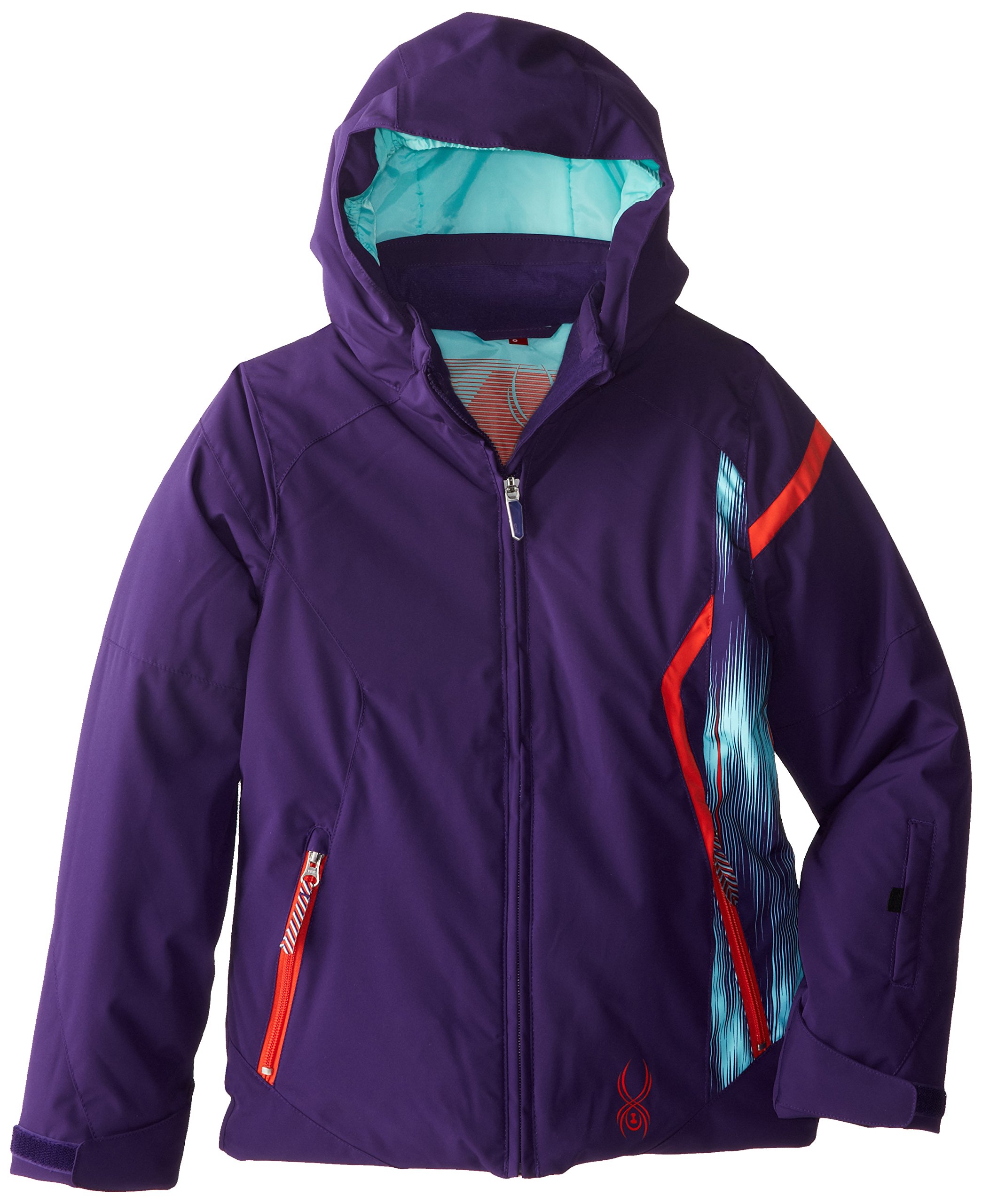 Spyder Girls Project Jacket - Waterproof Winter Ski Jacket for Girls - Warm & Windproof Snowboard Coat for Kids - Perfect for Skiing, Snowboarding & Outdoor Winter Activities