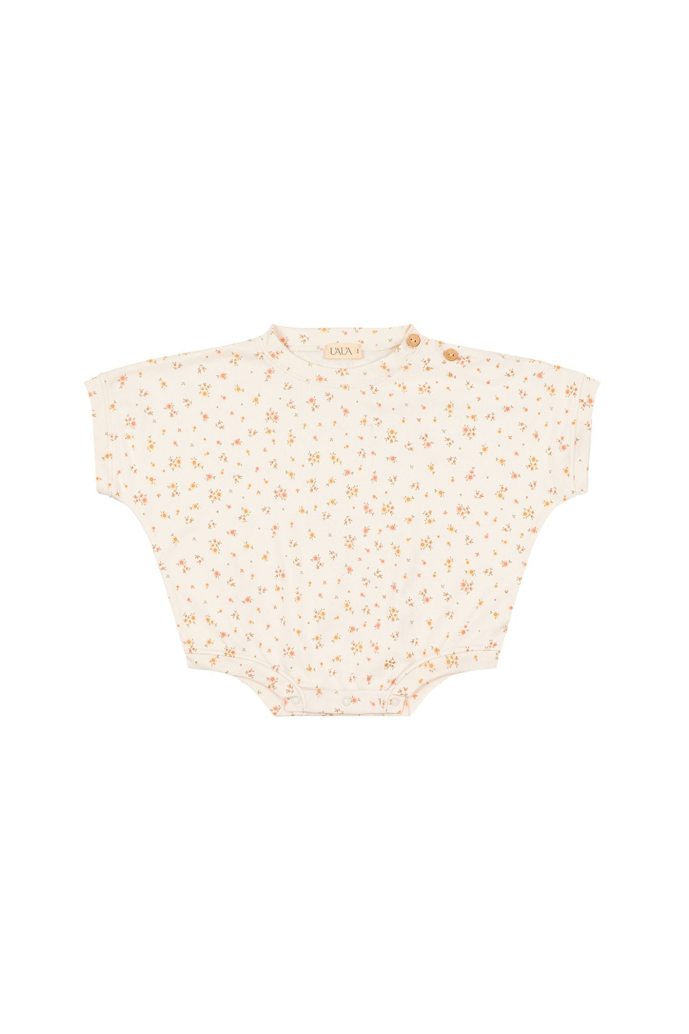 Florenza Oversized Romper for Baby Girls | Soft Cotton Jumpsuit with Elastic Waist | Perfect for Playdates, Photoshoots & Special Occasions
