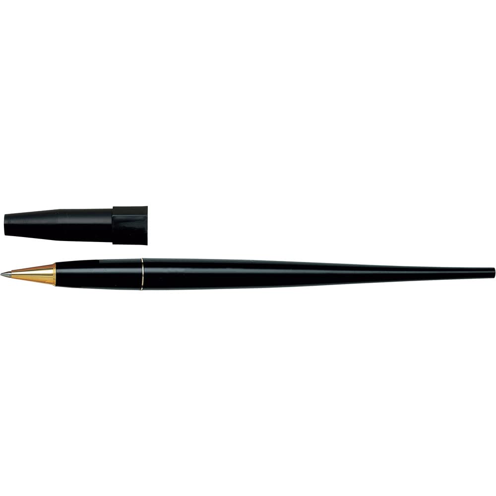 Premium Platinum Fountain Pen & Ballpoint Pen Set - Black DB-500S for Office, Business Gifts & Luxury Writing Experience