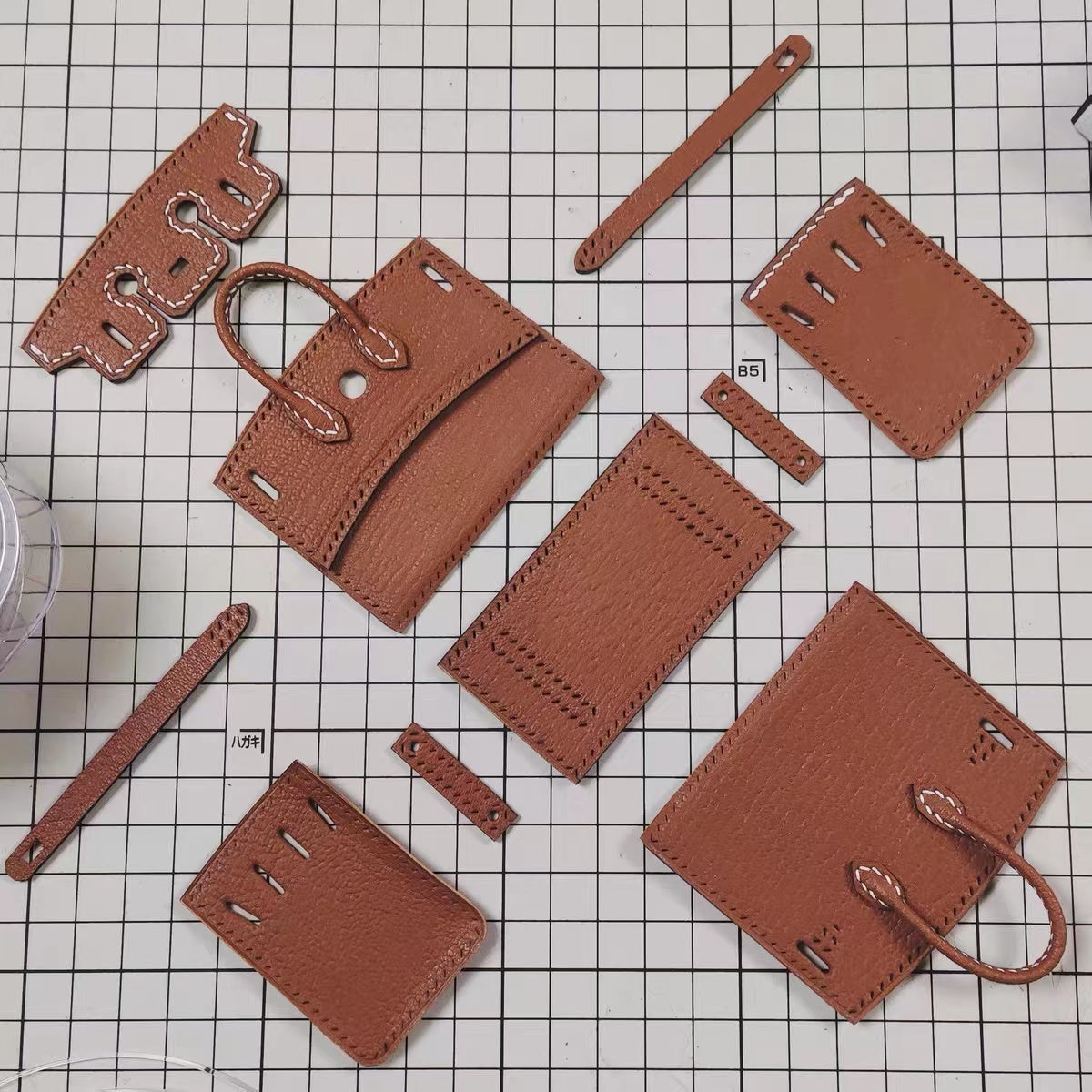 DIY Leather Bag Charm Kit - Handmade Craft Supplies for Keychains, Zipper Pulls & Accessories | DWI22003 | Perfect for Gifts, DIY Projects & Personalization