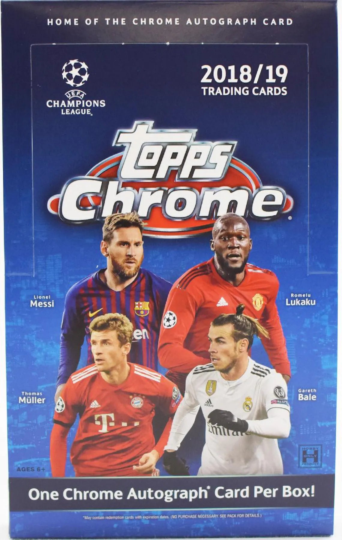 2018 Topps Chrome Champions League Soccer Hobby Box - Collectible Soccer Trading Cards for Fans & Investors - Perfect for Gifts, Trading, and Display