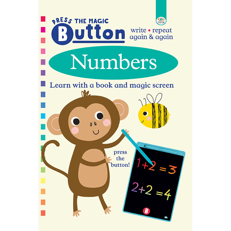 Magic Button: First Numbers - Interactive Learning Toy for Toddlers | Teach Counting & Early Math Skills | Perfect for Home & Preschool Education
