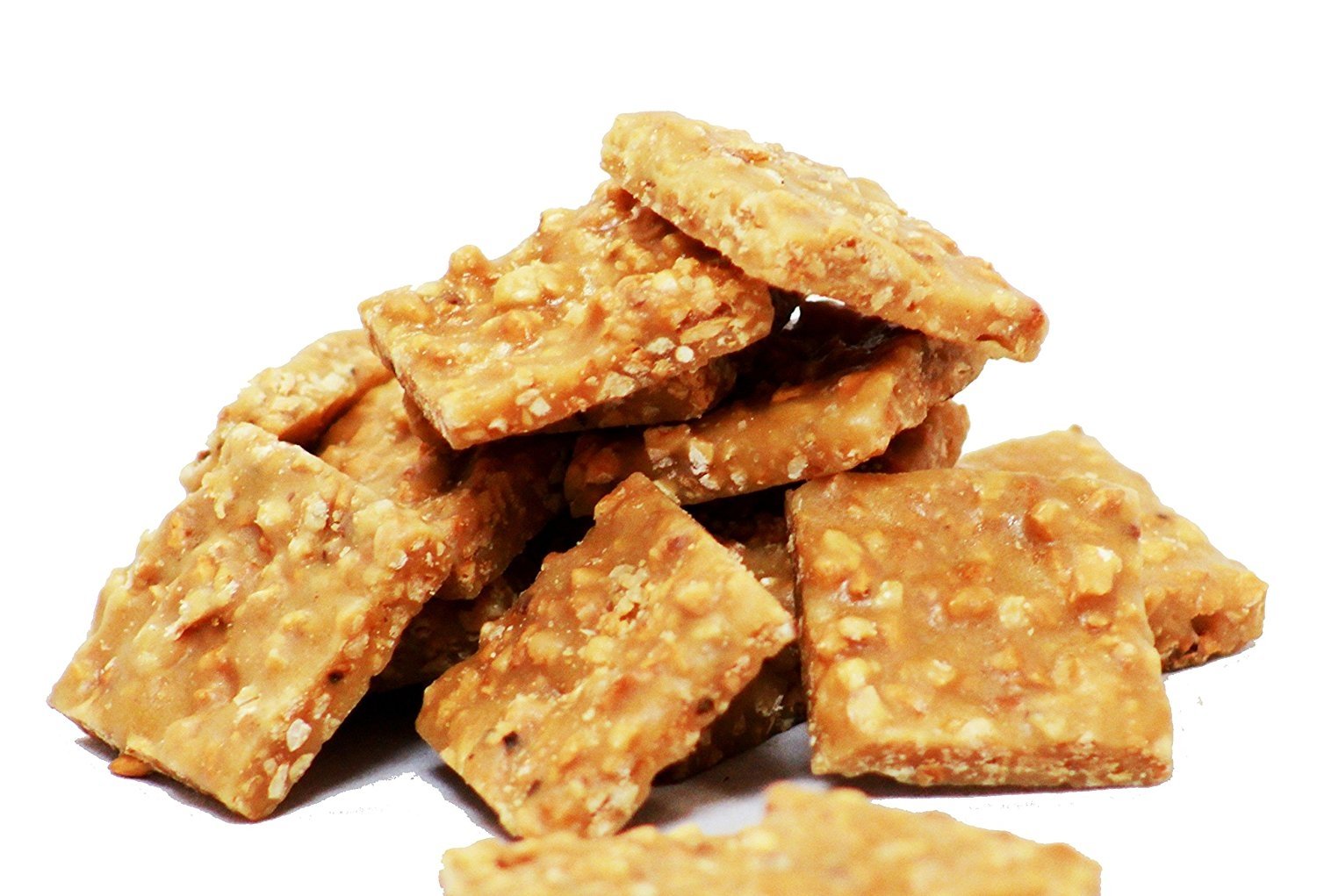 Crunchy Homemade Cashew Brittle Candy - Sweet & Buttery Nut Snack for Gifts, Parties & Dessert Toppings