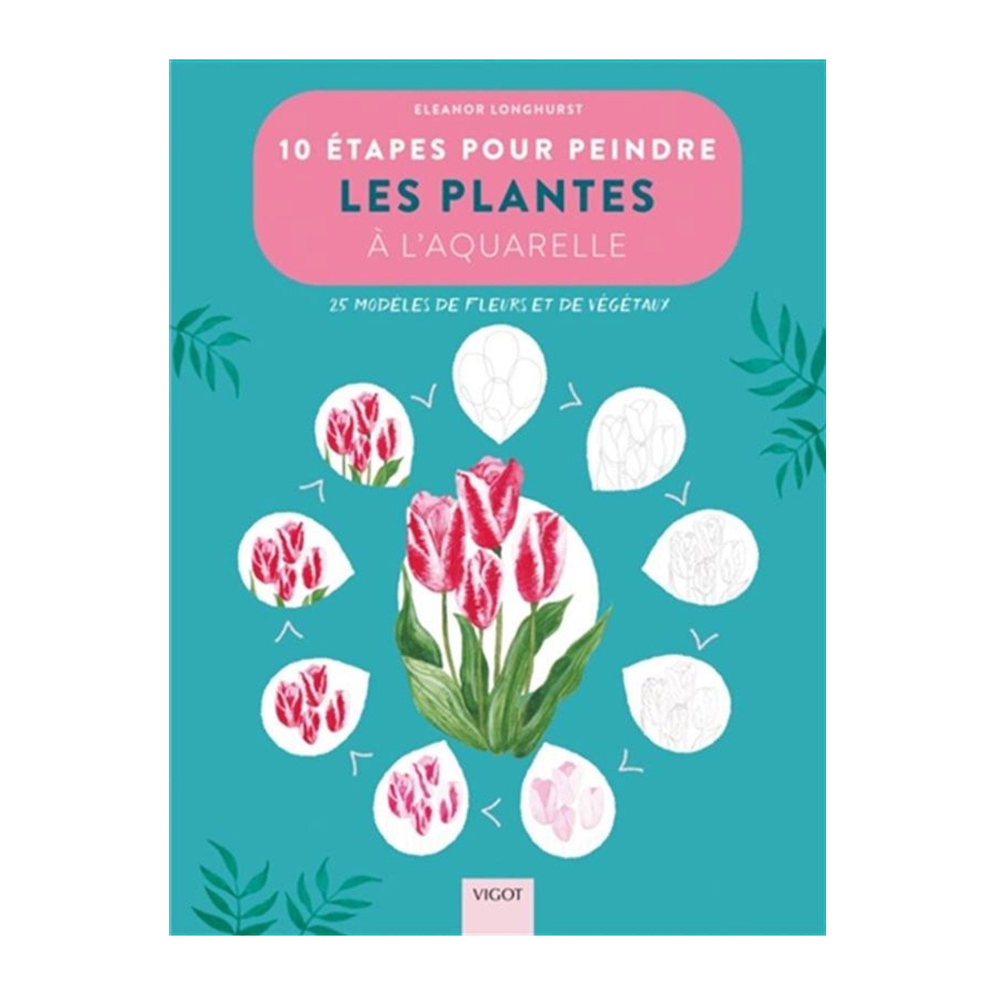 10 Steps to Draw Plants - Easy Drawing Guide for Beginners | Perfect for Sketching, Art Classes & DIY Home Decor