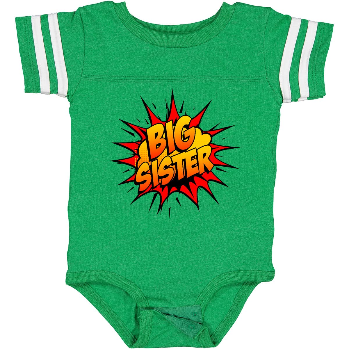 Inktastic Big Sister Super Hero Baby Bodysuit - Cute Sibling Outfit for Newborns & Infants - Perfect for Family Photos, Birth Announcements & Special Occasions