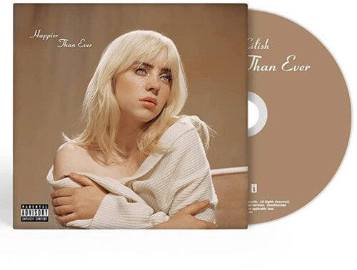 Billie Eilish Happier Than Ever CD Album - Official Music CD with Bonus Tracks - Perfect for Car Rides, Workouts & Gift Giving