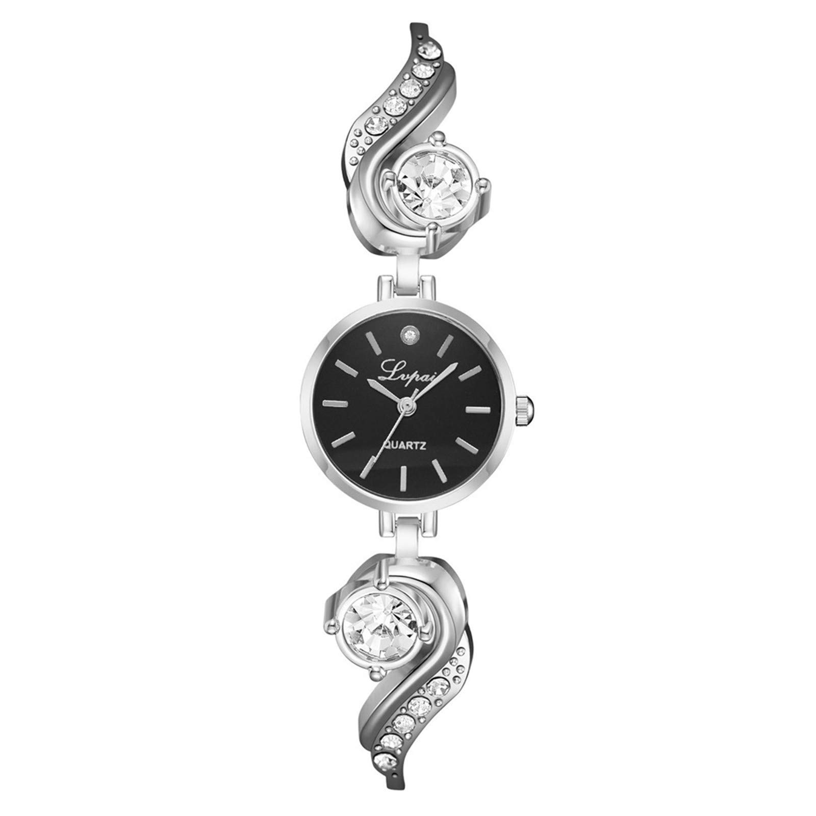 Elegant Quartz Diamond Ladies Watch - Fashion Casual Women's Wristwatch with Adjustable Strap | Perfect for Office, Party & Everyday Wear