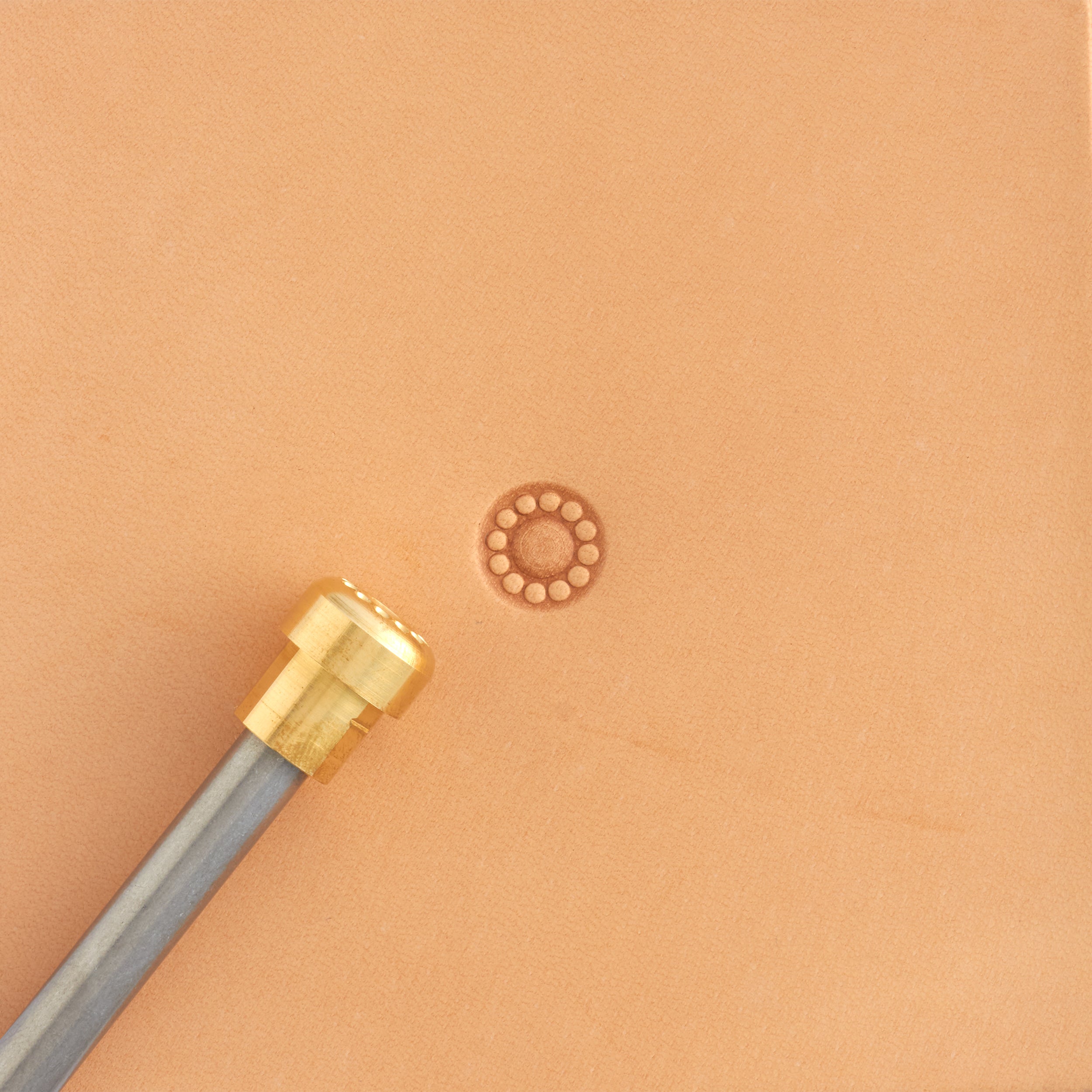 Floral Brass Stamp for DIY Crafting, Scrapbooking & Card Making - Vintage Style Centerpiece Design