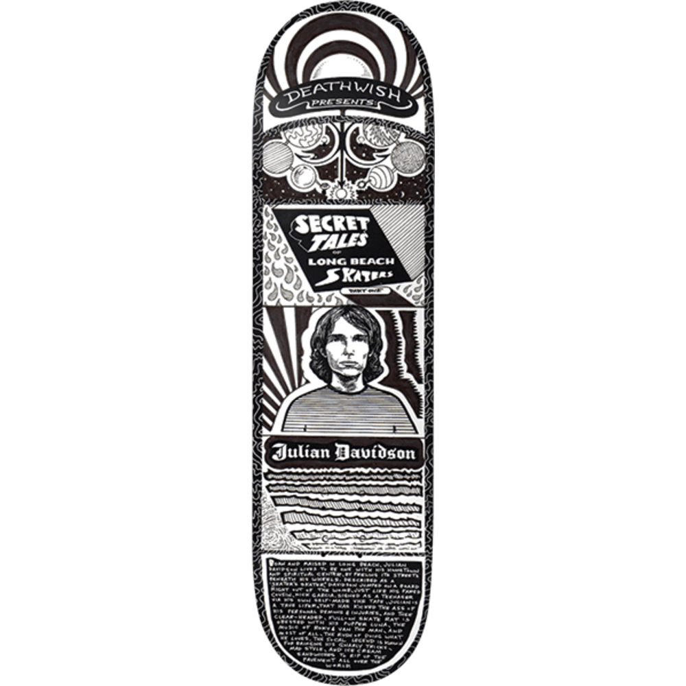 Deathwish Davidson Secret Tales Skateboard Deck 8.5