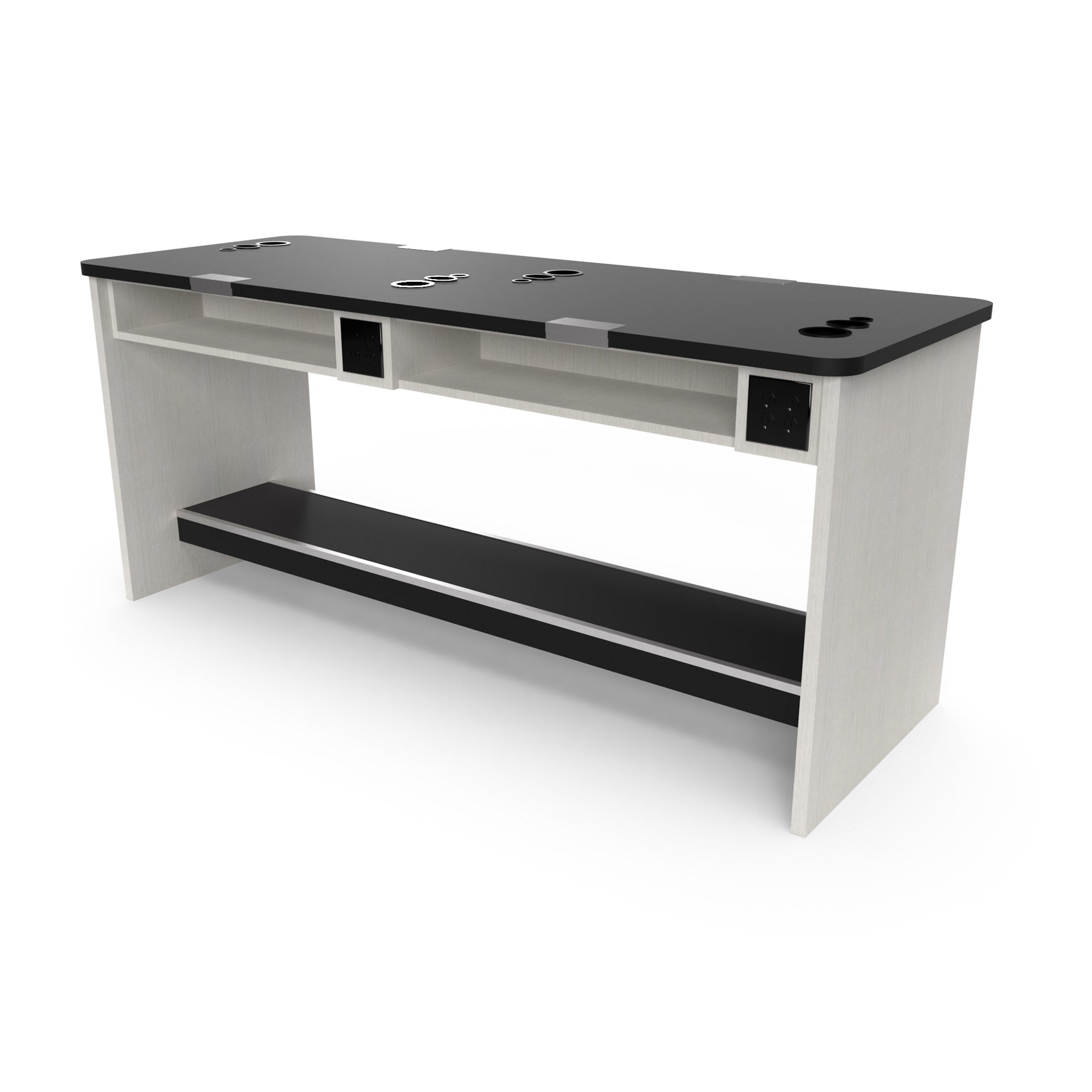 Double Sided Adjustable Mannequin Combo Desk for 4 Students - Perfect for Art Classrooms, Fashion Design Studios & Drawing Practice