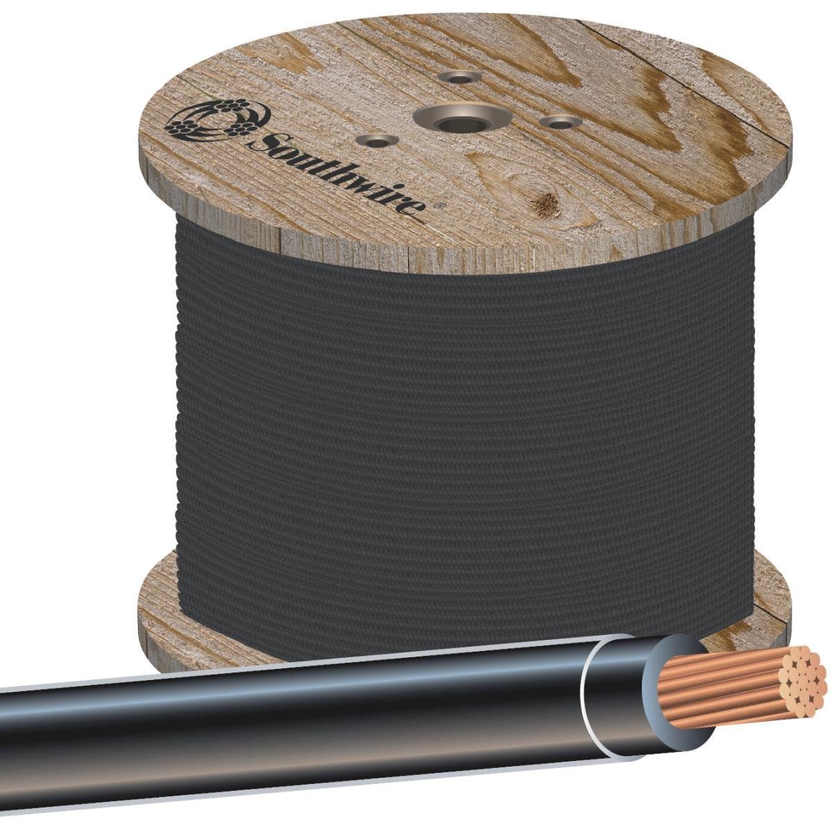 Southwire 20499001 THHN Wire - 10 AWG Stranded Copper Electrical Wire for Home, Commercial, and Industrial Wiring Projects - Perfect for Conduit, Cable Trays, and Dry Locations