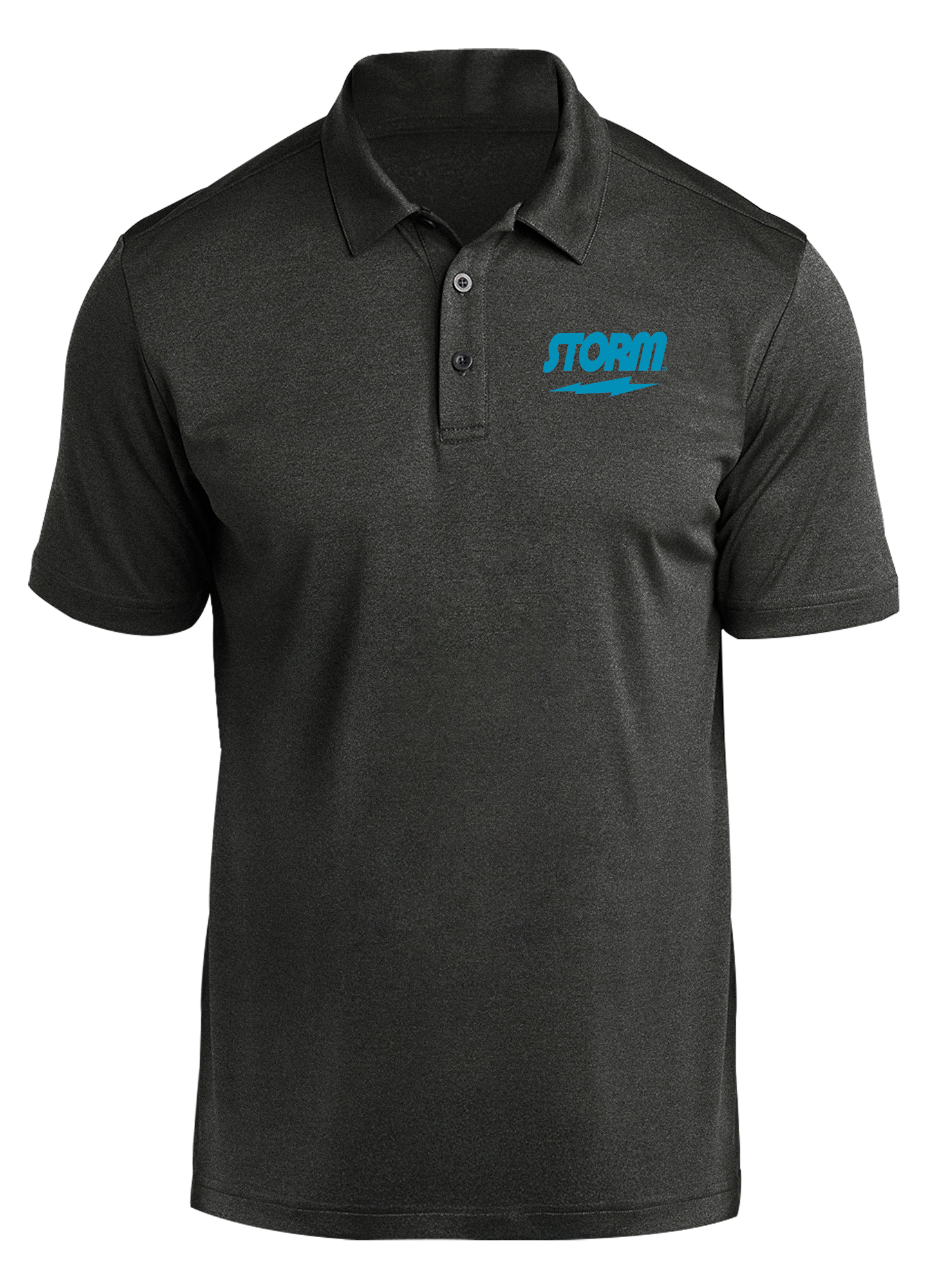 Storm Electric Blue Prime Polo Shirt for Men - Moisture-Wicking & Breathable Performance Fabric - Perfect for Golf, Tennis & Casual Wear