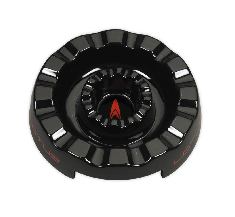 Premium Black Lotus Bullseye Ashtray with Inner Ring - Durable Outdoor & Indoor Smoking Accessory for Cigars, Cigarettes, and Relaxation Moments