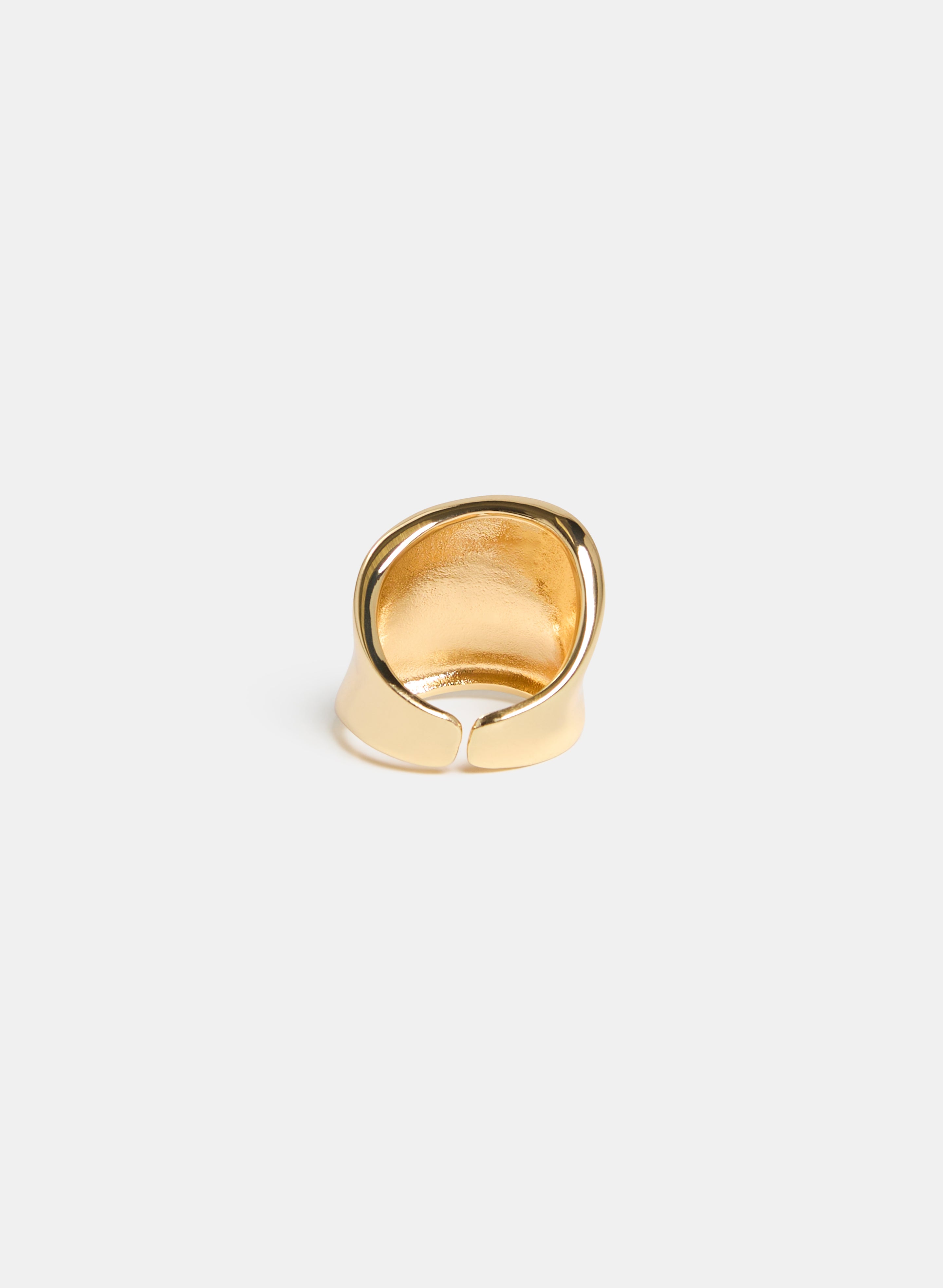 Elegant Curved Gold Ring for Women - Laura 7010773 5666 700 | Perfect for Weddings, Parties & Everyday Wear
