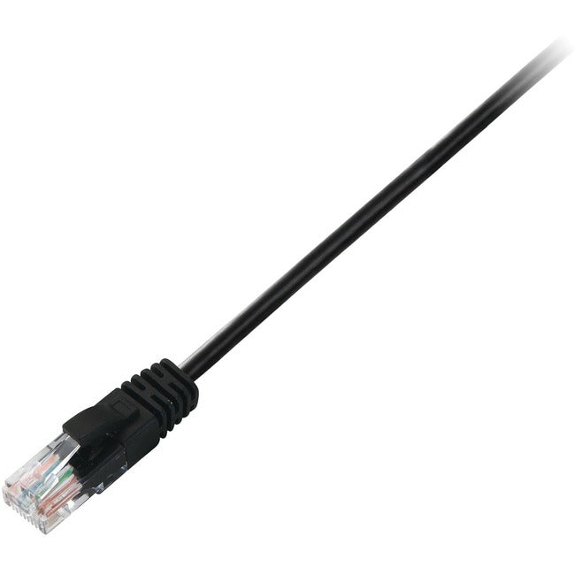 33Ft Cat6 Ethernet Cable - Black Unshielded UTP Network Patch Cord with RJ45 Connectors for High-Speed Internet, Gaming, and Home Office Setup