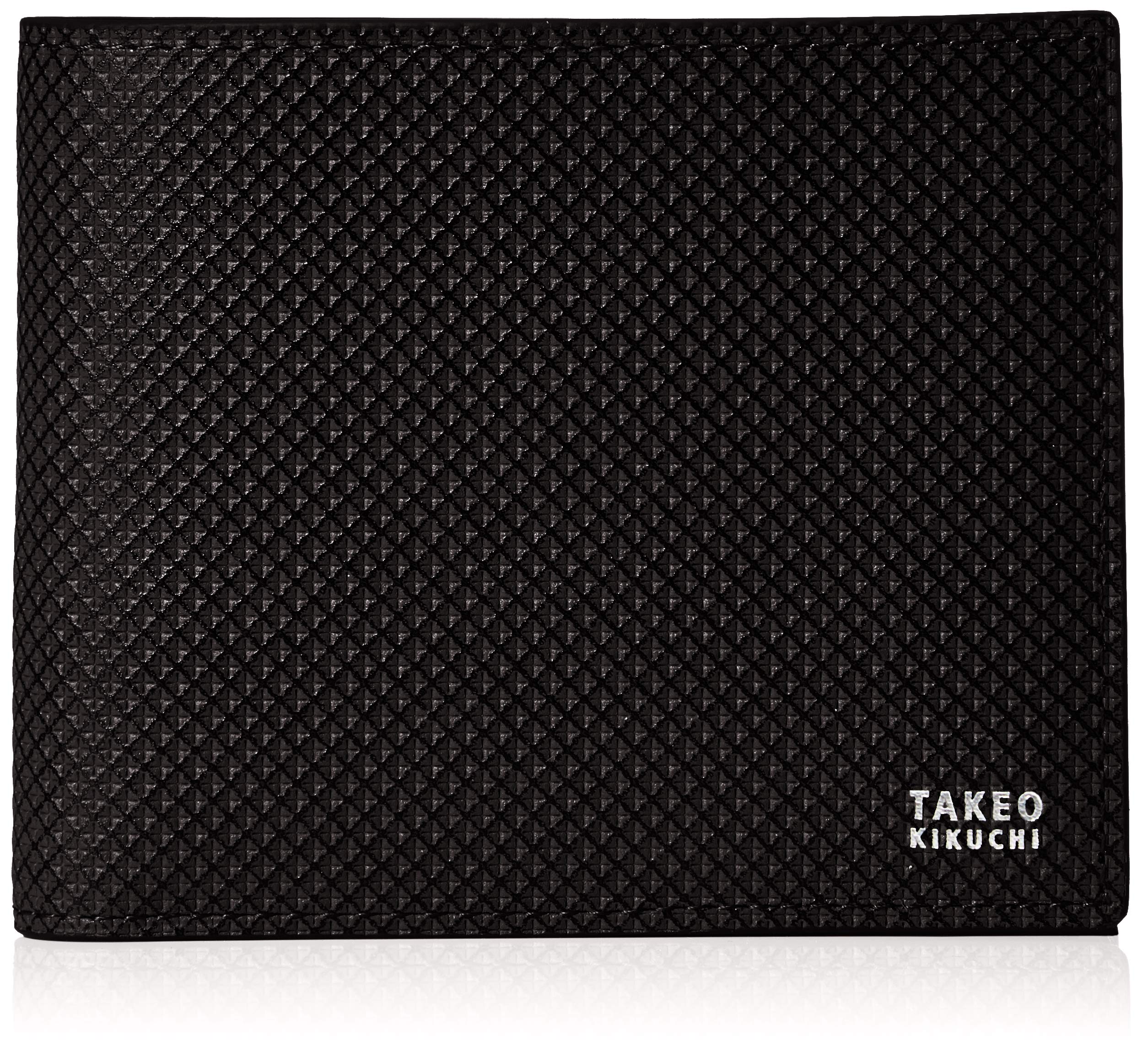 TAKEO KIKUCHI Men's Genuine Leather Wallet - Slim Bifold RFID Blocking Credit Card Holder for Everyday Use & Travel
