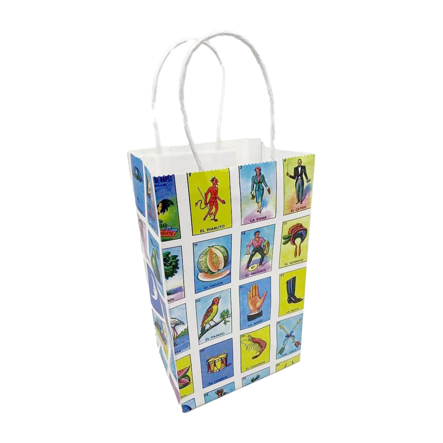 Premium Kraft Paper Bags for Loteria Game (5x8 Inches) - Pack of 12 | Eco-Friendly Party Favor Bags for Mexican Bingo, Birthday Parties & Gift Packaging