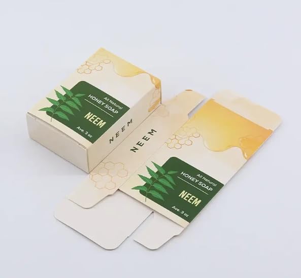 Organic Neem Soap for Acne & Skin Care - 100% Natural Herbal Cleansing Bar with Antibacterial Properties | Perfect for Sensitive Skin, Eczema & Daily Face/Body Wash (Amazon Best Seller)