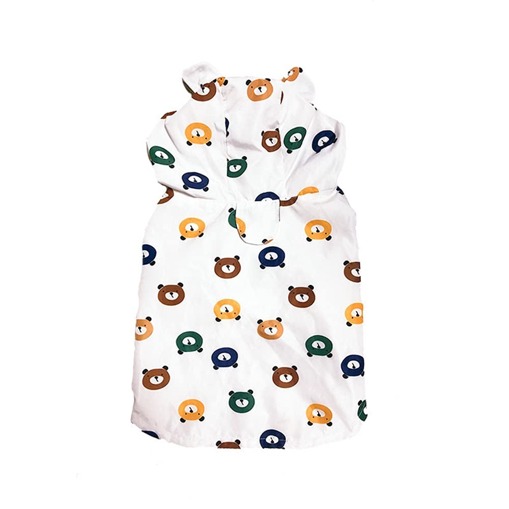 Waterproof Dog Raincoat for Small Dogs - Lightweight Pet Rain Jacket for Pugs, Puppies & Outdoor Adventures (Size S) | Perfect for Walking, Hiking & Rainy Day Protection