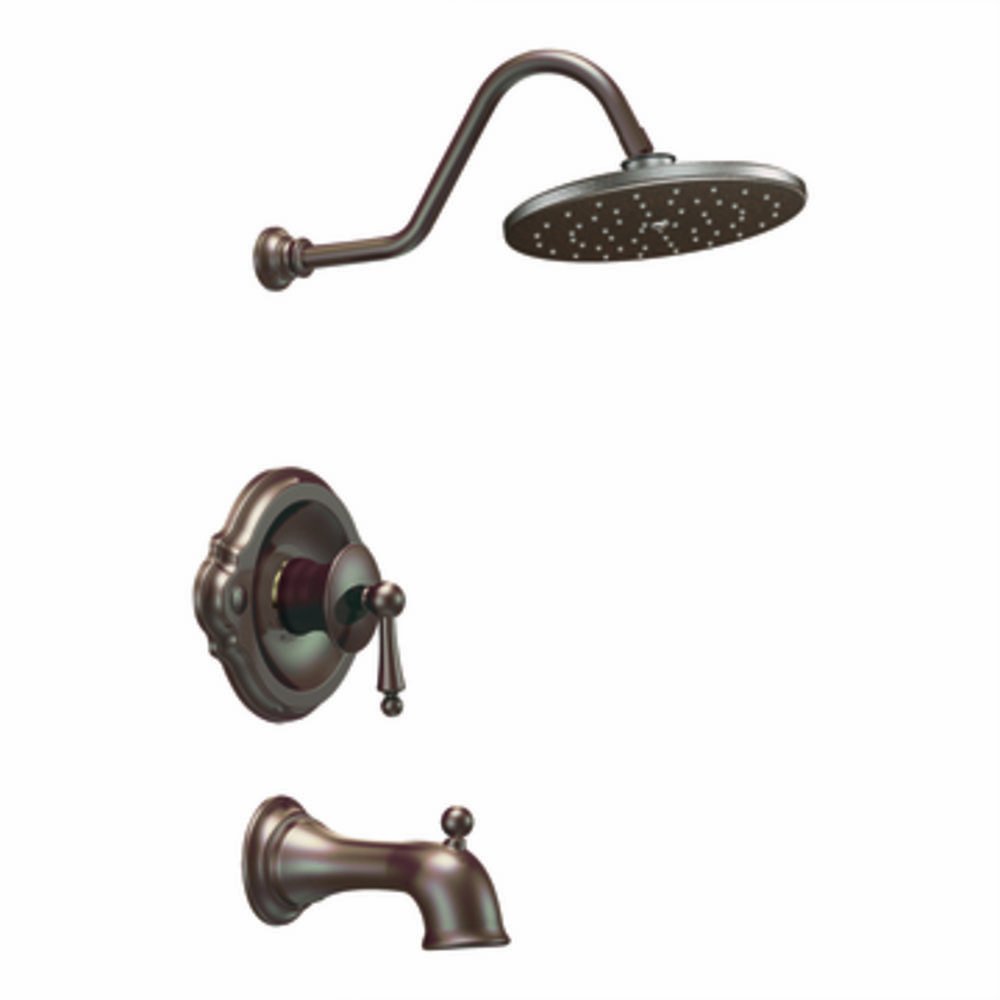 Moen TS314ORB Oil-Rubbed Bronze Posi-Temp Tub and Shower Faucet - Perfect for Bathroom Renovations and Luxury Spa-Like Showers