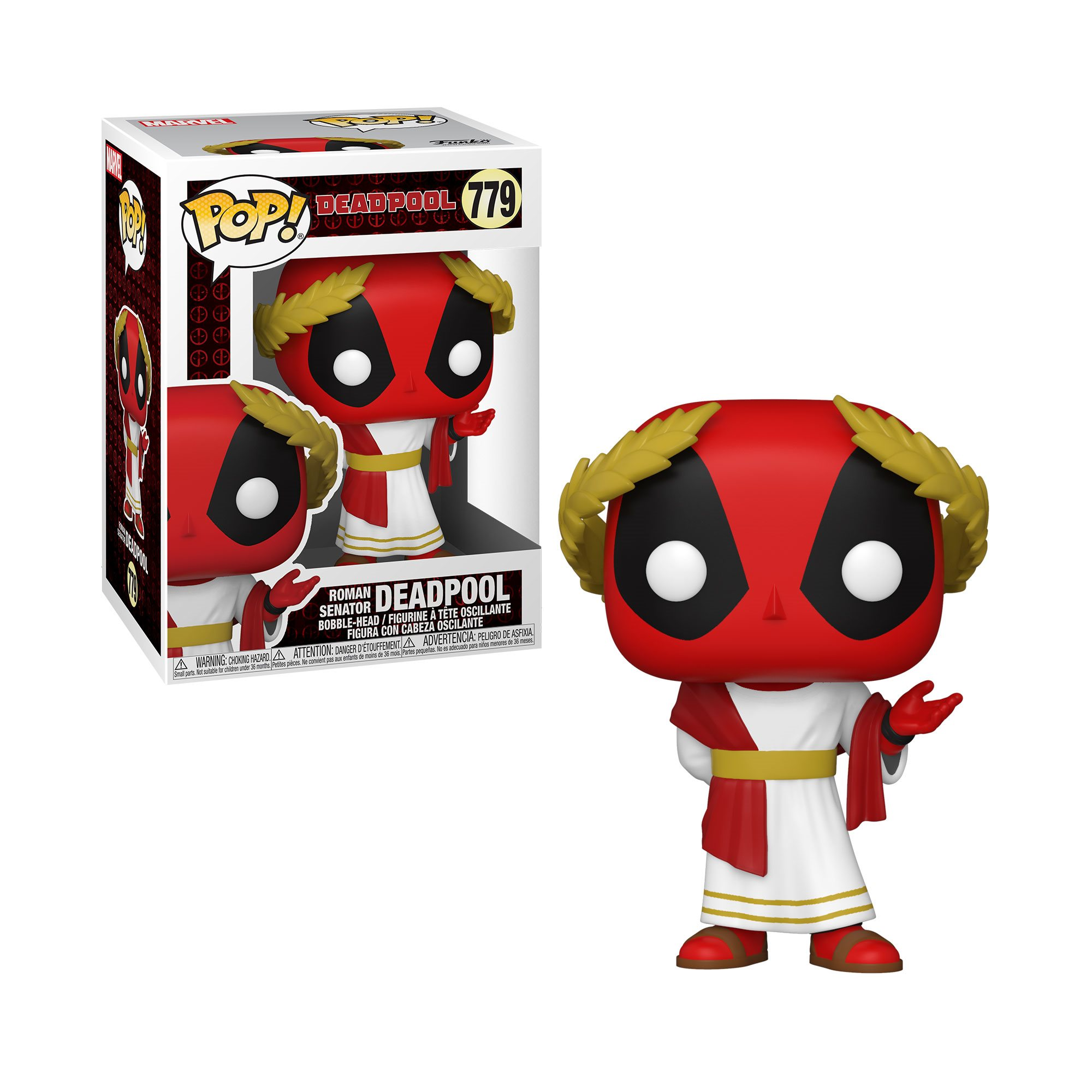Funko Pop! Marvel Deadpool Roman Senator #779 - Collectible Vinyl Figure for Marvel Fans, Home & Office Display