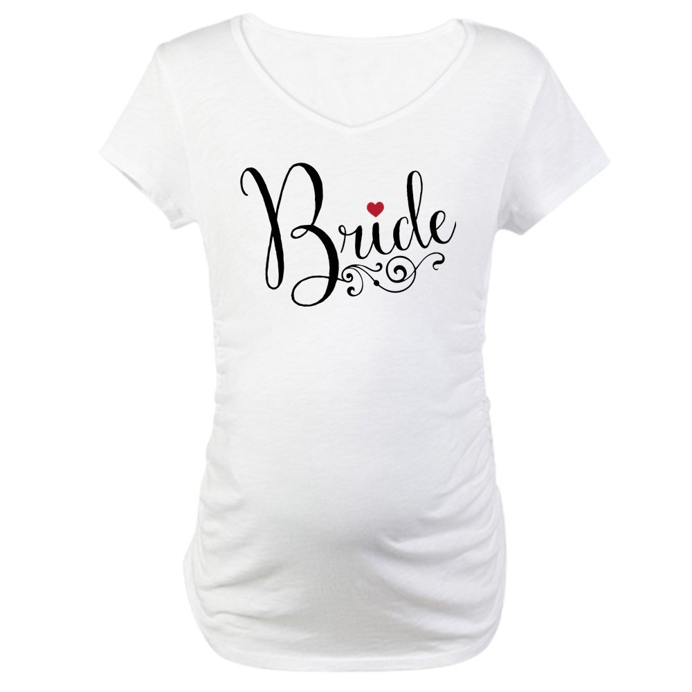 Elegant Bride Maternity T-Shirt - Comfortable Cotton Pregnancy Tee for Baby Showers, Gender Reveals & Maternity Photos - Funny Cute Maternity Shirt for Expecting Moms
