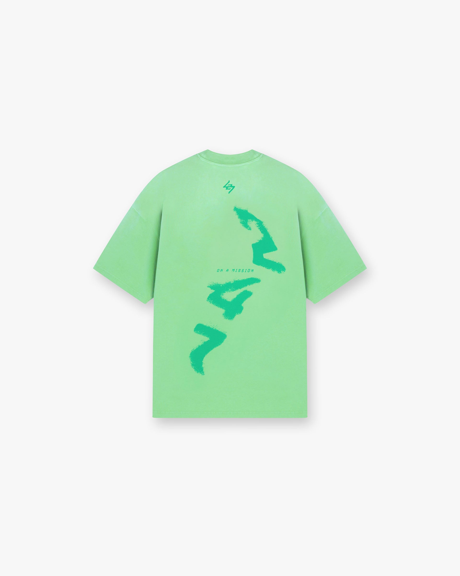 247 Motion Oversized T-Shirt for Men - Comfortable Streetwear & Casual Wear - Speed Green - Perfect for Gym, Lounge & Everyday Outfits