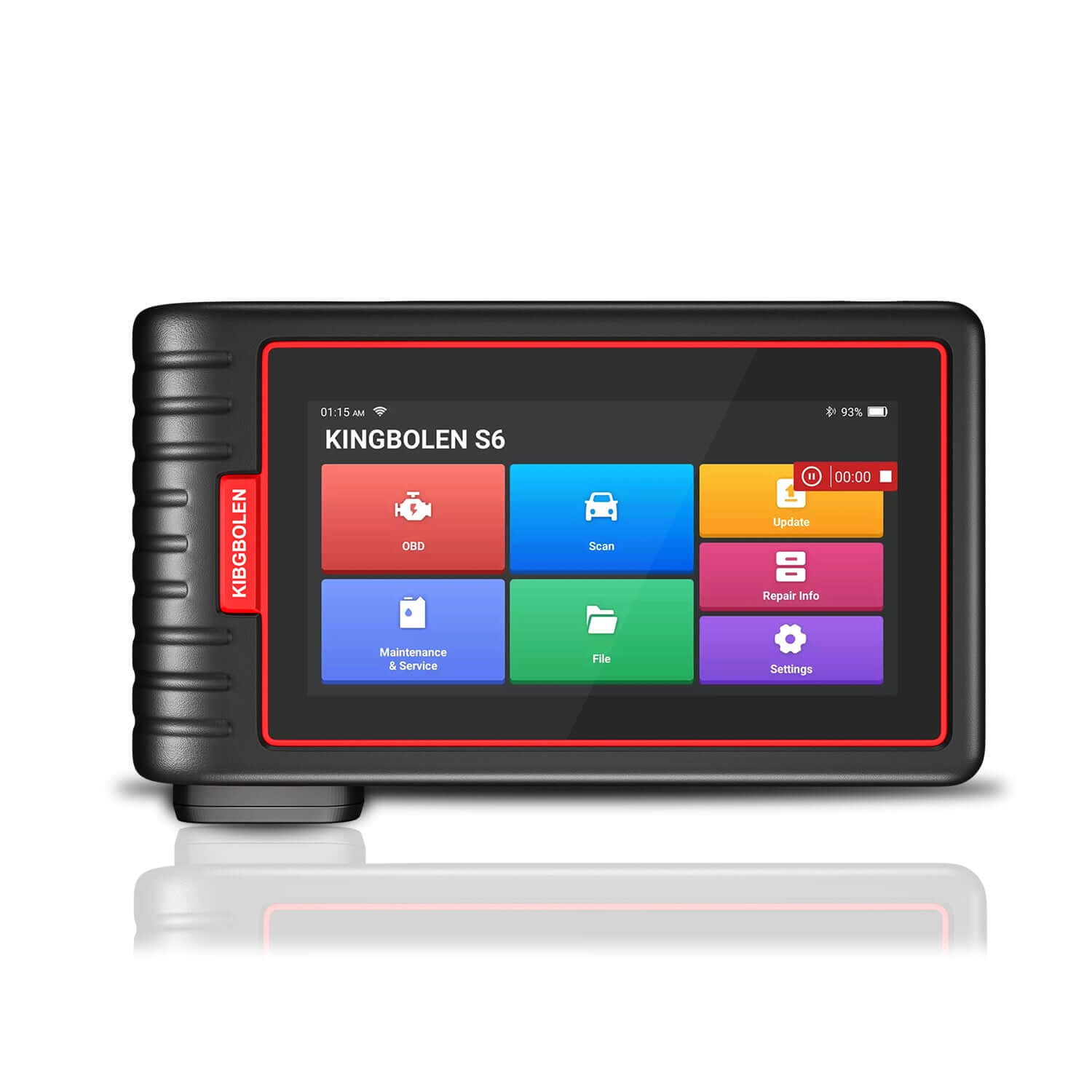 KINGBOLEN S6 OBD2 Scanner - Professional Car Diagnostic Tool with 28 Reset Functions, Lifetime Free Updates | Compatible with Most Vehicles for Engine, ABS, SRS, Transmission Diagnostics - Perfect for Mechanics & DIY Car Repair