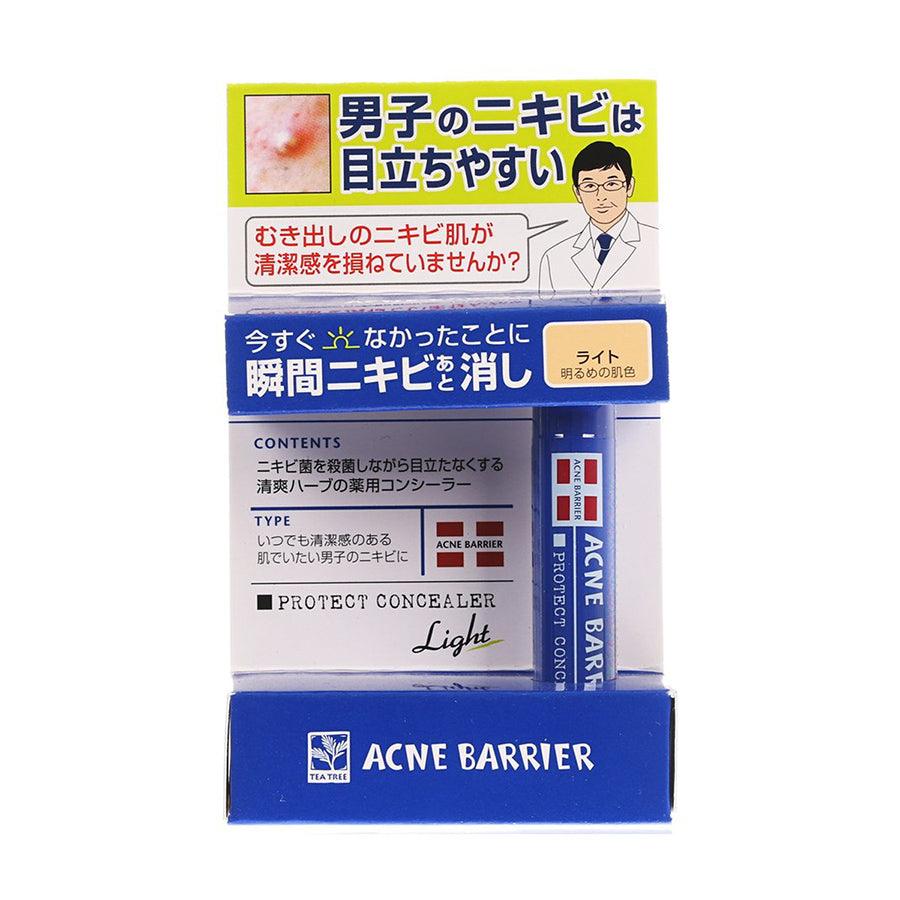 ACNE BARRIER Men's Protect Concealer Light (5g) - Oil-Free Cover Stick for Blemishes & Dark Spots - Perfect for Daily Use & Special Occasions