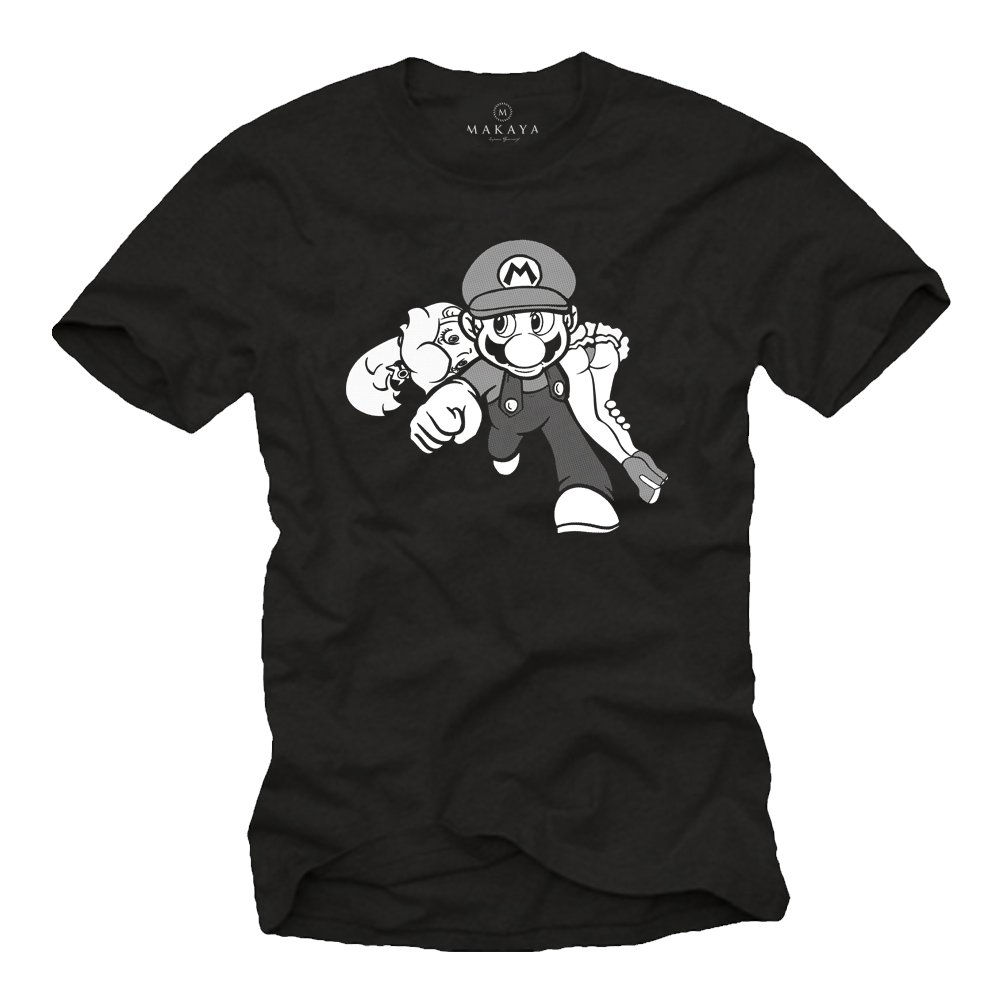 MAKAYA Superhero Graphic T-Shirt for Men - Cool Gamer Gifts, Birthday Present for Him - Perfect for Gaming, Cosplay & Comic Conventions