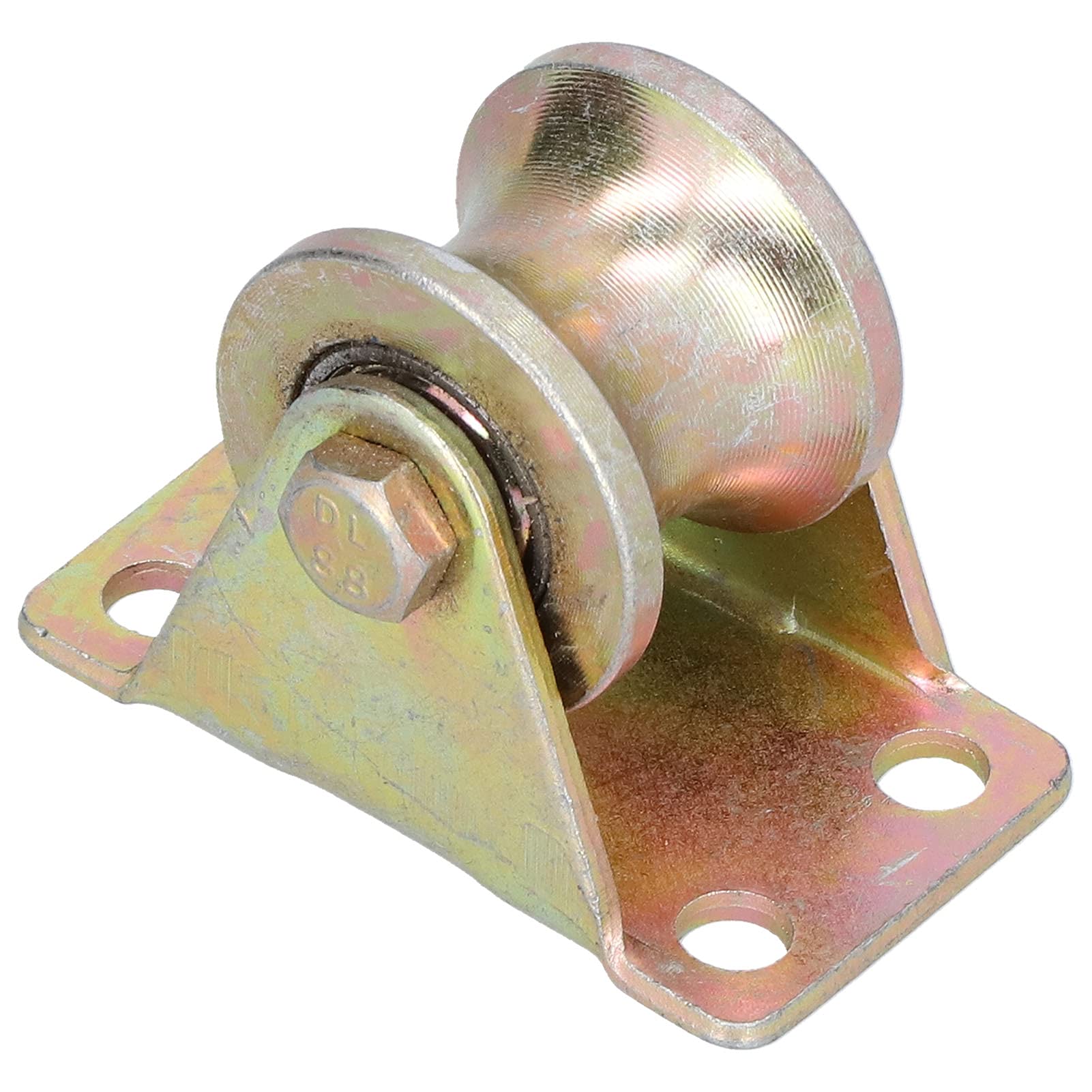 Stainless Steel Pulley Wheel with Grooves - Heavy Duty Caster for Wire Rope, Rolling Gates, Dog Doors & Sliding Doors | Perfect for Home Security, Pet Access & DIY Gate Systems