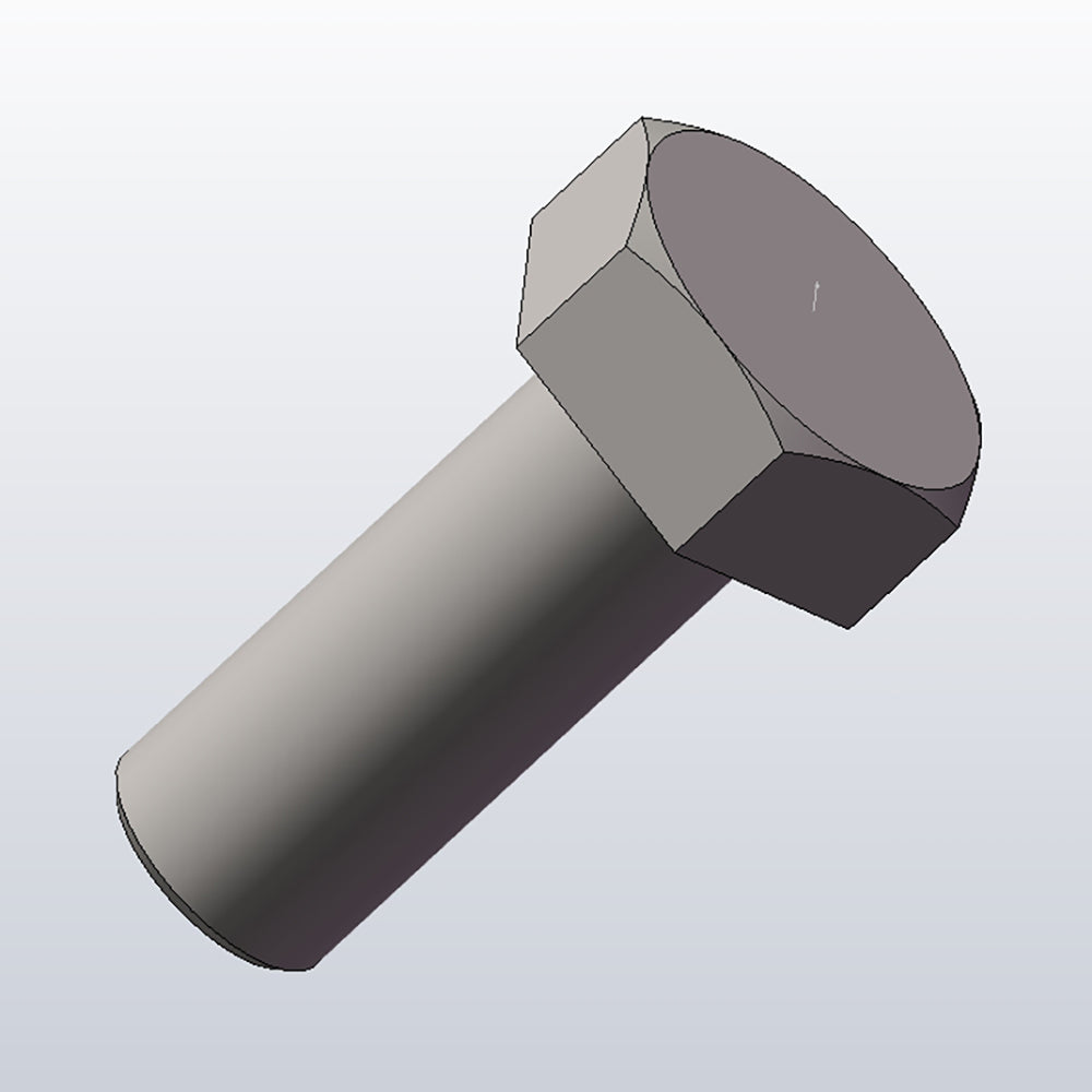 M12x35 Hex Bolt DP12VL - High Strength 95 Grade Steel Hex Head Bolt for Construction, Automotive, and Machinery Applications