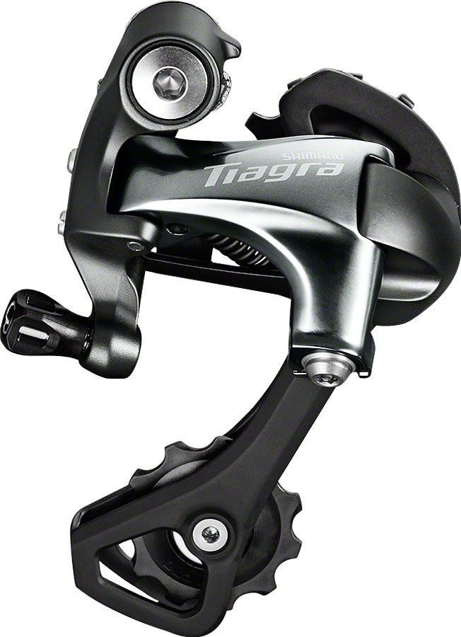 Shimano Tiagra RD 4700 GS 10-Speed Rear Derailleur - Medium Cage, Silver | Compatible with Road Bikes & Hybrid Bikes for Smooth Gear Shifting