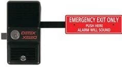 DETEX ECL230D Battery-Powered Alarmed Exit Control Lock with Short Bar - Secure Door Access for Commercial Buildings & Emergency Exits