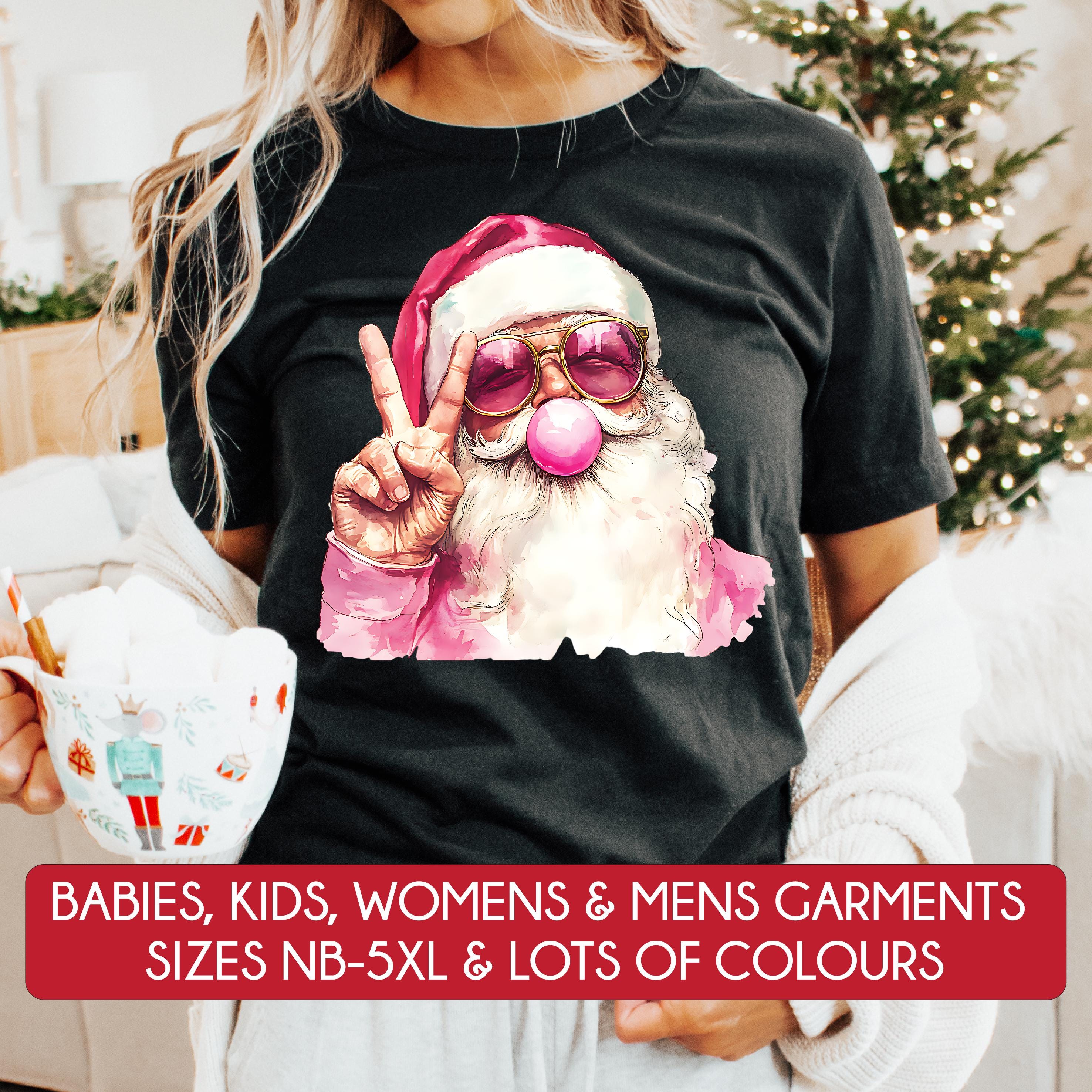 Vintage Santa Christmas T-Shirt - Retro Holiday Graphic Tee for Men & Women - Perfect for Xmas Parties, Gifts & Festive Celebrations
