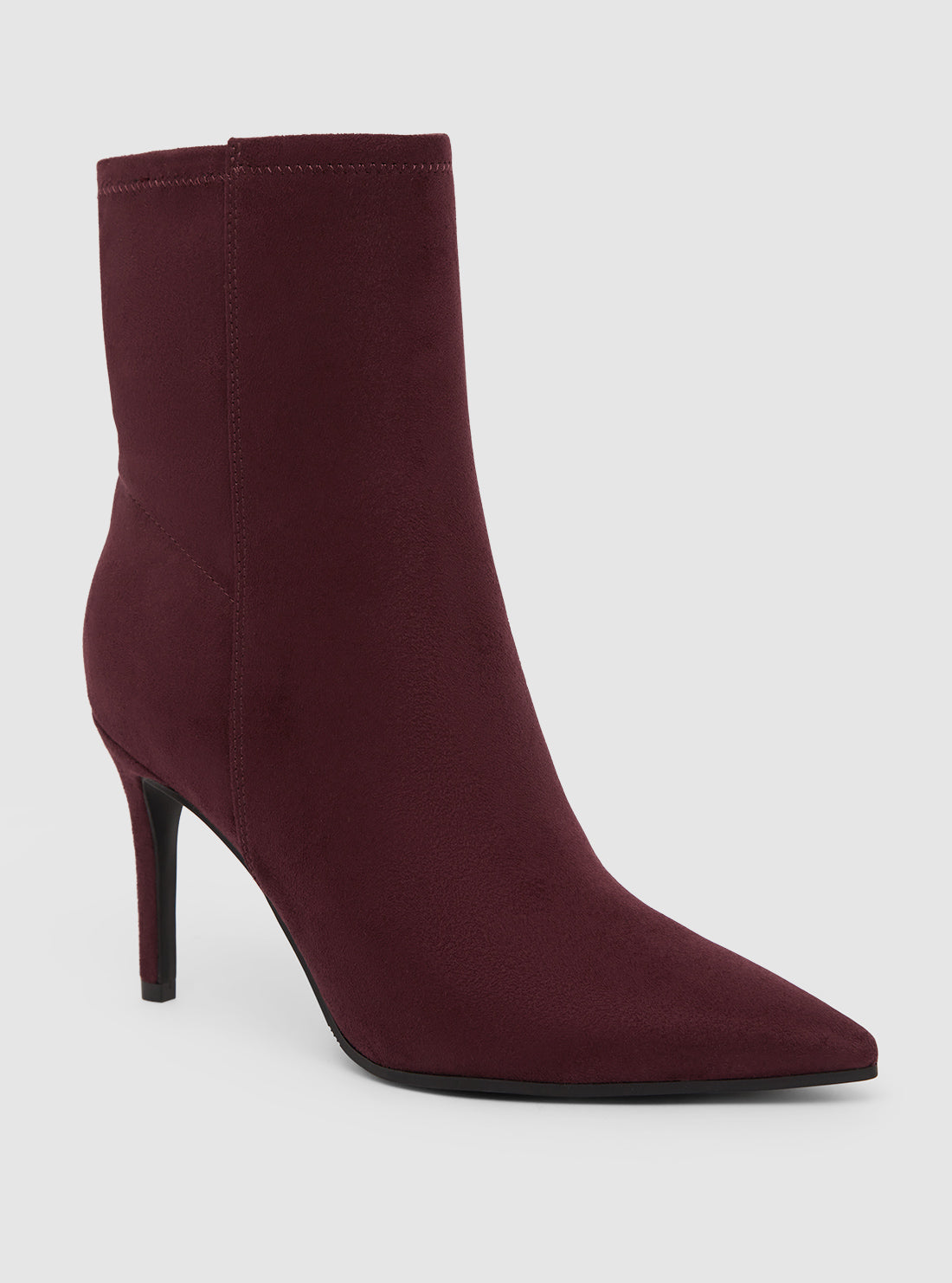 Stylish Dark Red Richery Boots for Women - Comfortable Winter Ankle Boots with Non-Slip Sole | Perfect for Outdoor, Office & Casual Wear