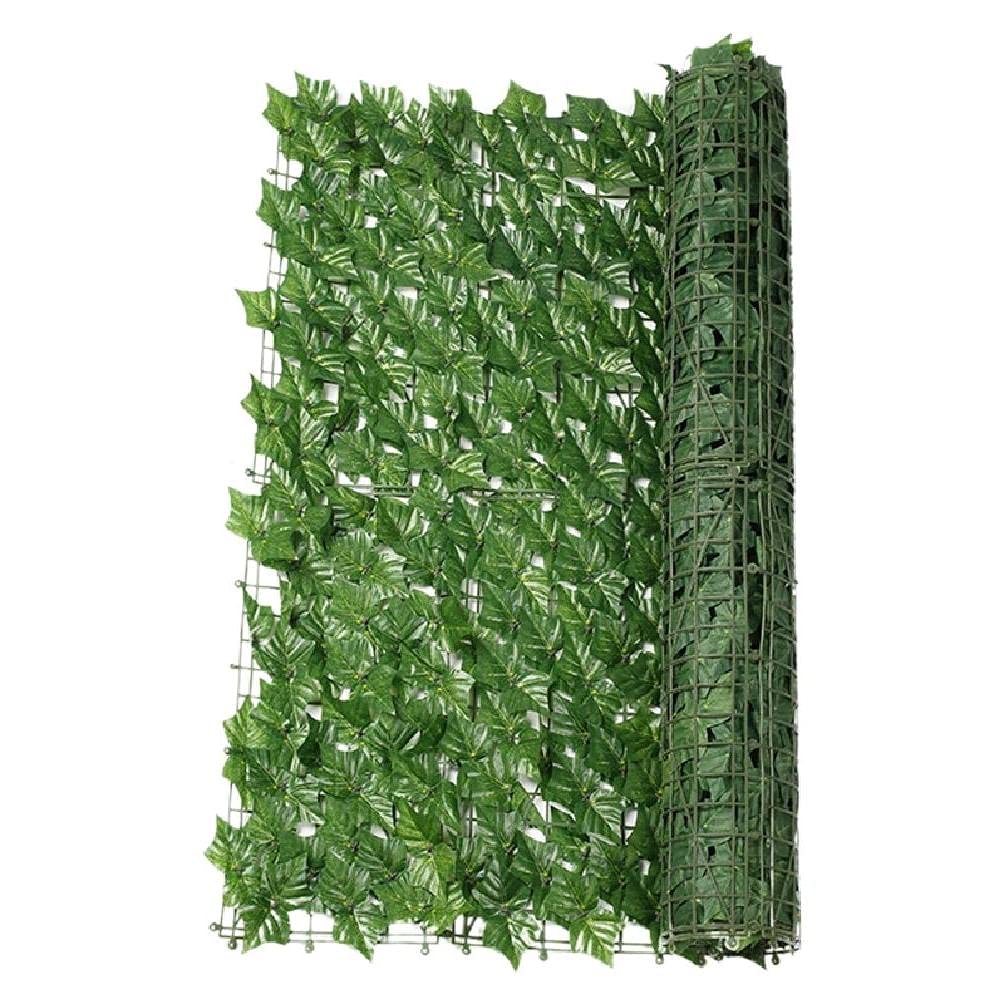 50x300cm Artificial Hedge Privacy Fence - UV Resistant Fake Green Plants Wall Cover for Outdoor Garden, Balcony & Courtyard Screening | Perfect for Patio Privacy, Yard Decoration & Commercial Landscape Design