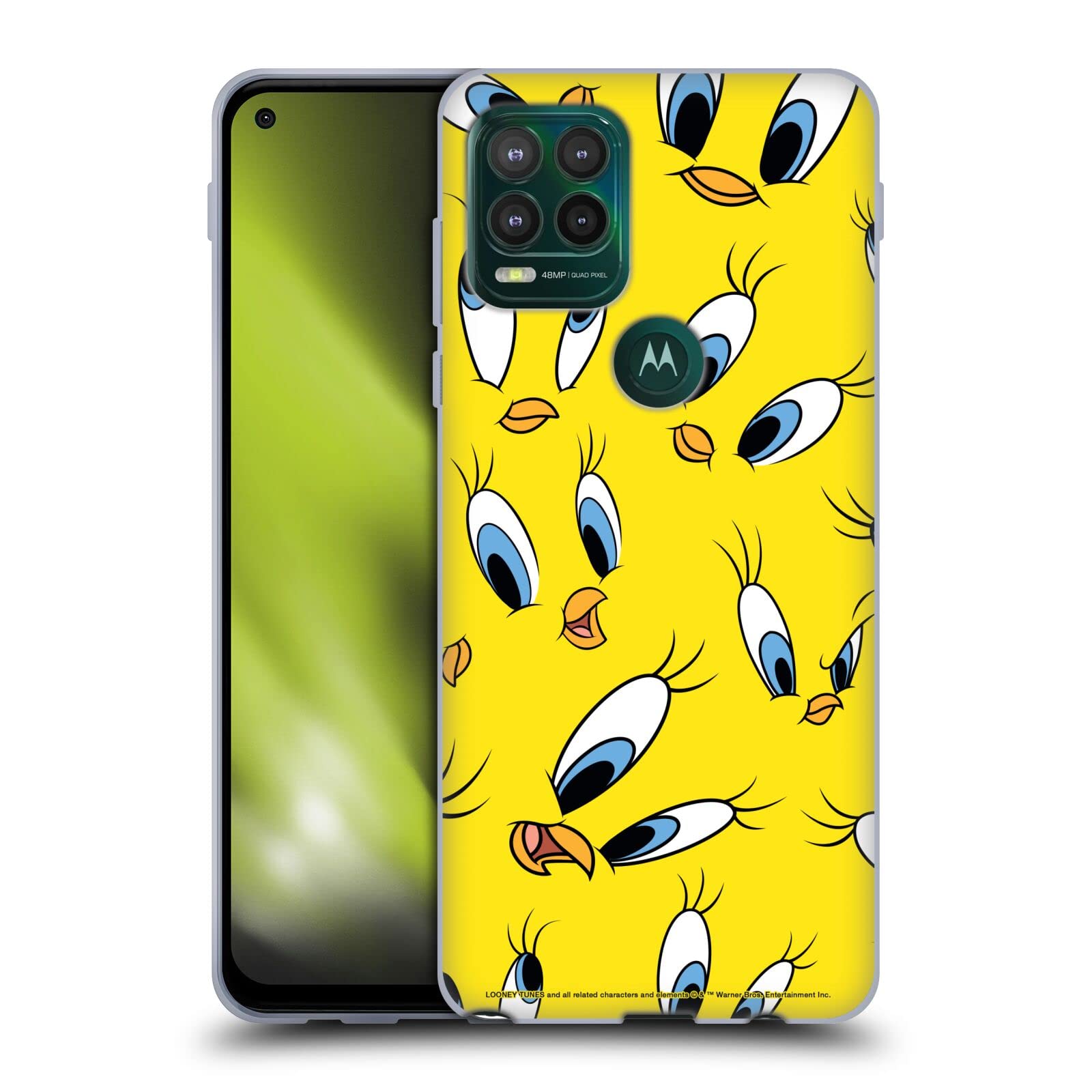 Head Case Designs Looney Tunes Tweety Soft Gel Case for Motorola Moto G Stylus 5G 2021 - Officially Licensed, Durable Protection for Everyday Use