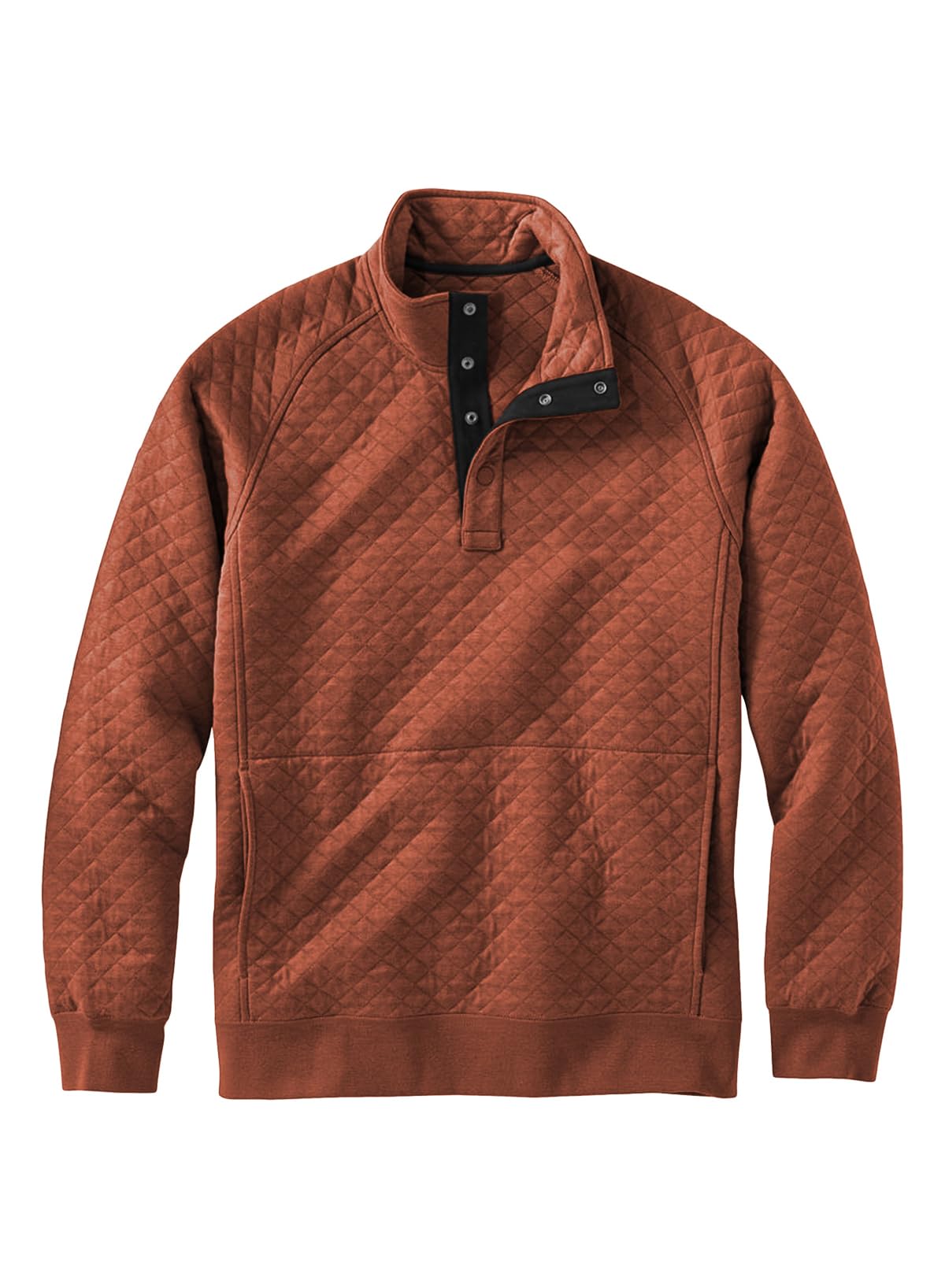 JMIERR Men's Quilted Sweaters Jackets with Kangaroo Pockets - Fall Fashion Quarter Zip Pullover for Casual Wear, Outdoor Activities & Layering in 2023