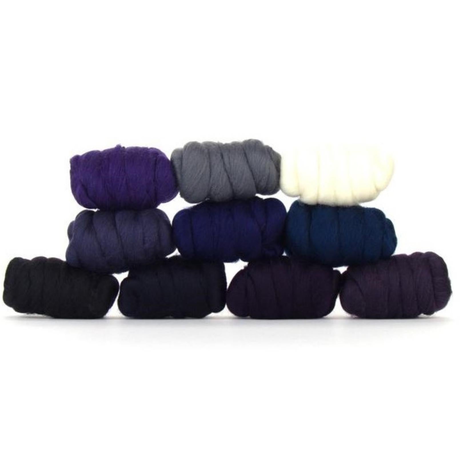 Premium Mixed Merino Wool Variety Pack - 250g Multicolor 23 Micron Soft Yarn for Knitting, Crocheting & DIY Crafts - Perfect for Scarves, Sweaters & Baby Clothes
