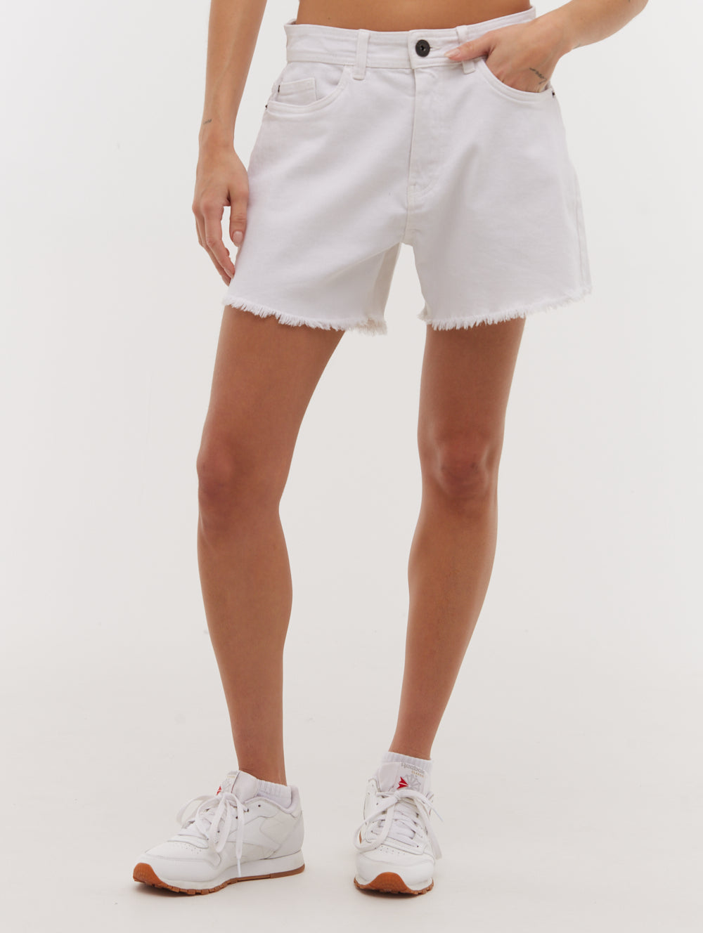 Kaylie High Rise Jean Shorts for Women - Trendy Denim Shorts with Stretch Comfort | Perfect for Summer Outfits, Beach Vacations & Casual Wear
