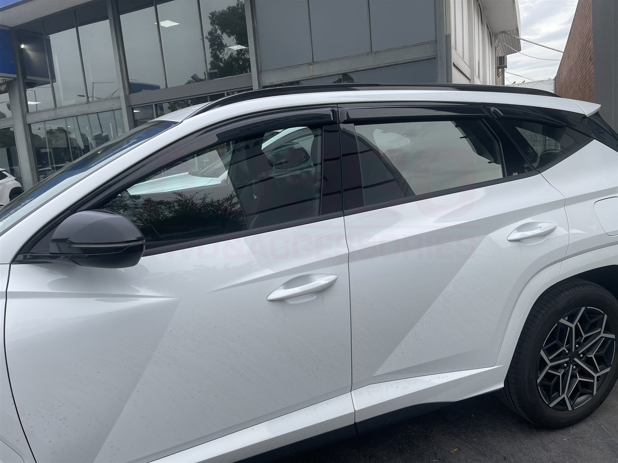 Premium Car Windshield Sun Shade for Hyundai Tucson 2021-2024 - UV Protection & Heat Reduction - Perfect for Parking & Road Trips