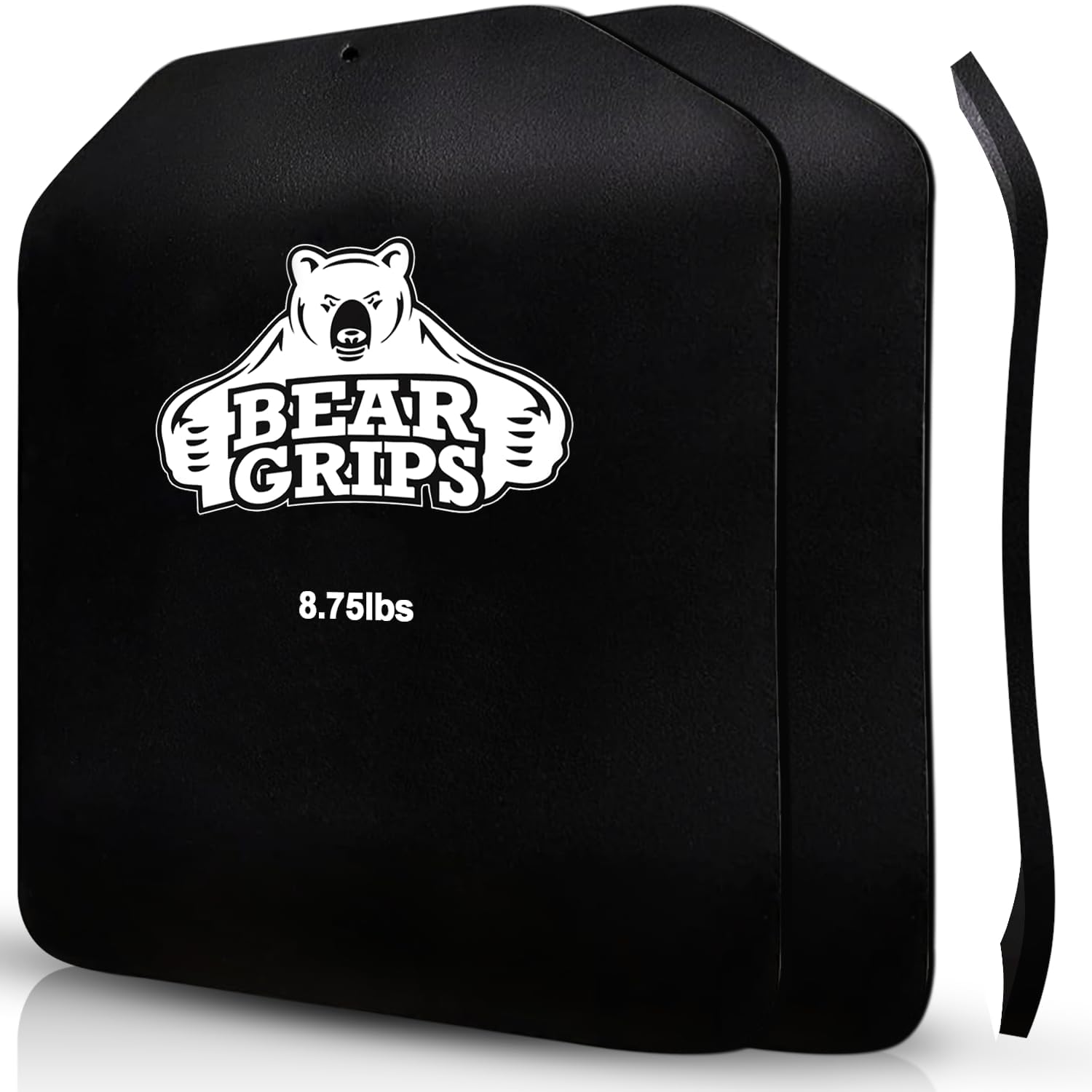 Bear Grips Weight Vest Plates - Premium Home Gym Equipment for Tactical Weighted Vests | Curved Design for Comfort | Ideal for WODs, Strength Training, Running & Heavy Workouts | Perfect for CrossFit, Military Training & Fitness Enthusiasts