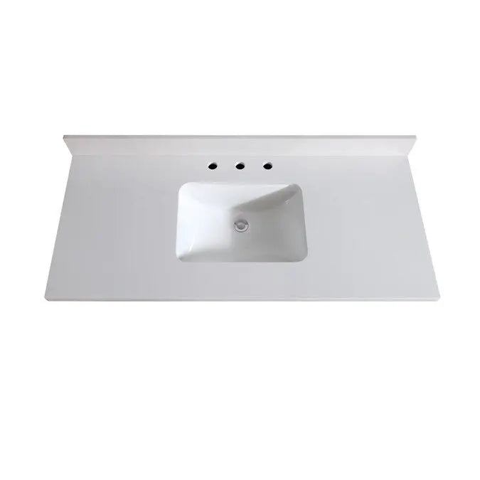 37-inch Super White Quartz Countertop - Premium Tier 2 Upgrade for Kitchen & Bathroom Renovations | Durable & Stylish Surface Solution