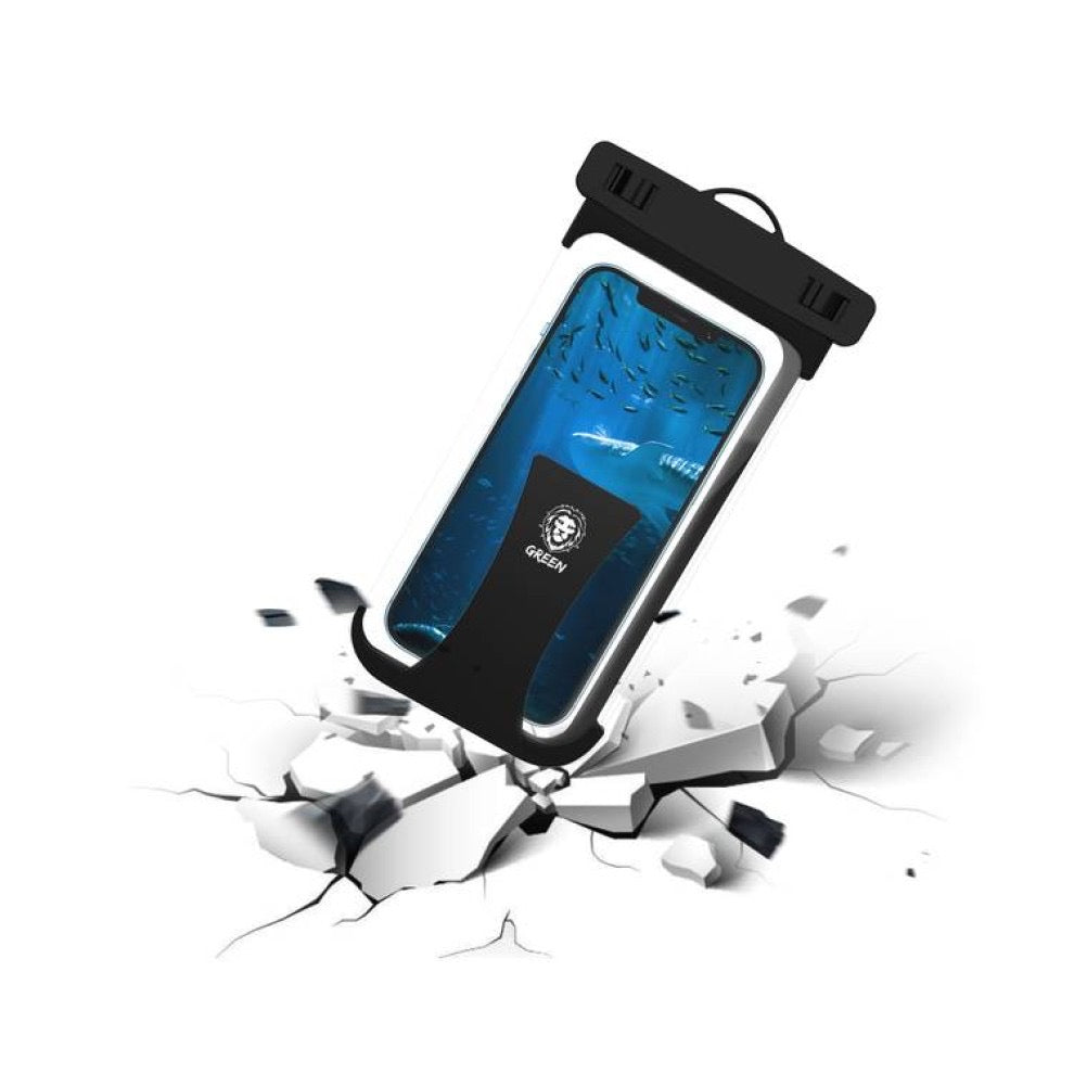 Green Lion Shockproof Waterproof Phone Case - Durable Protection for Outdoor, Travel & Daily Use