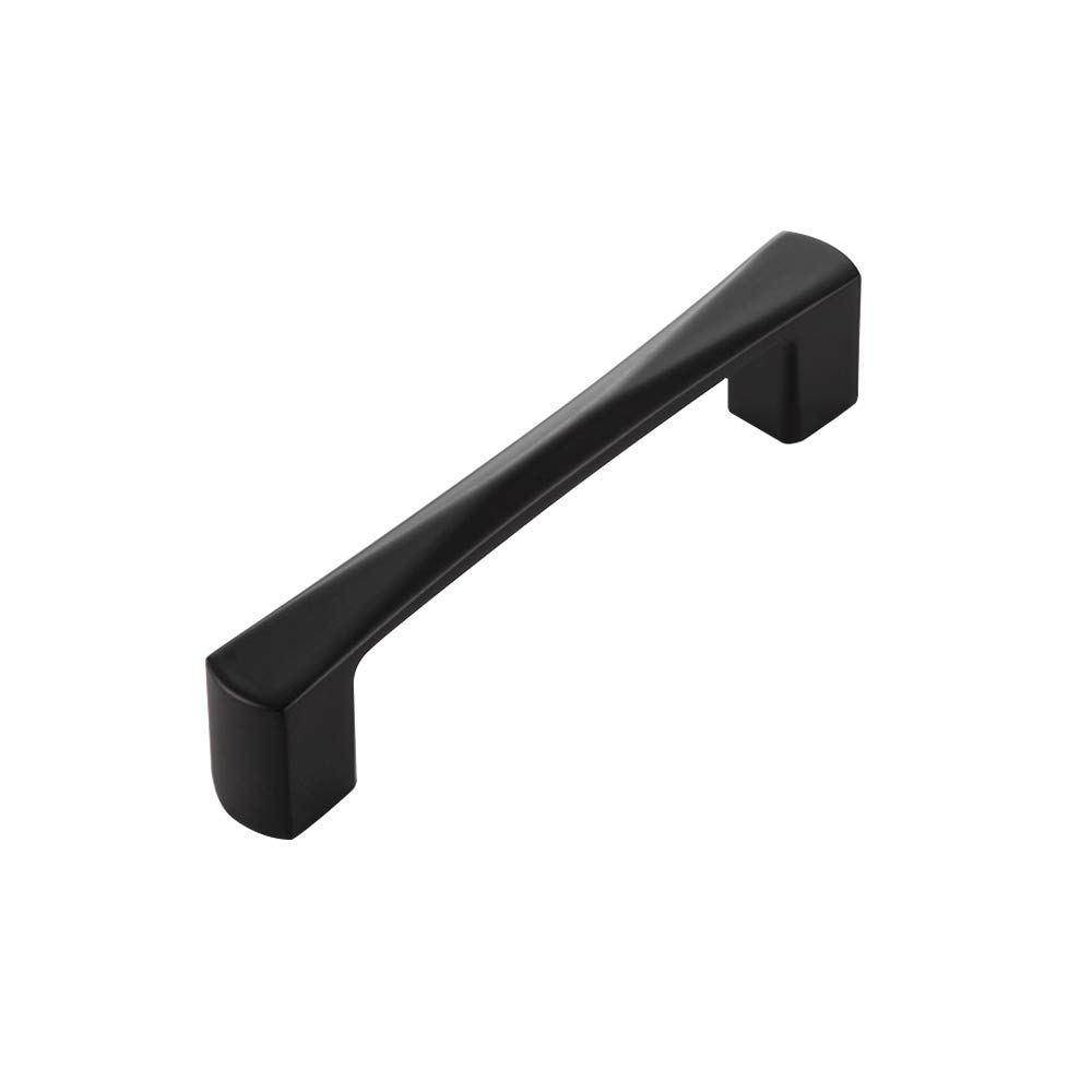 2 Pack Black Long Cabinet Handles - 105mm Contemporary Pulls for Drawers & Cabinets - Modern Hardware Knobs for Kitchen, Bathroom & Furniture (L 105mm)