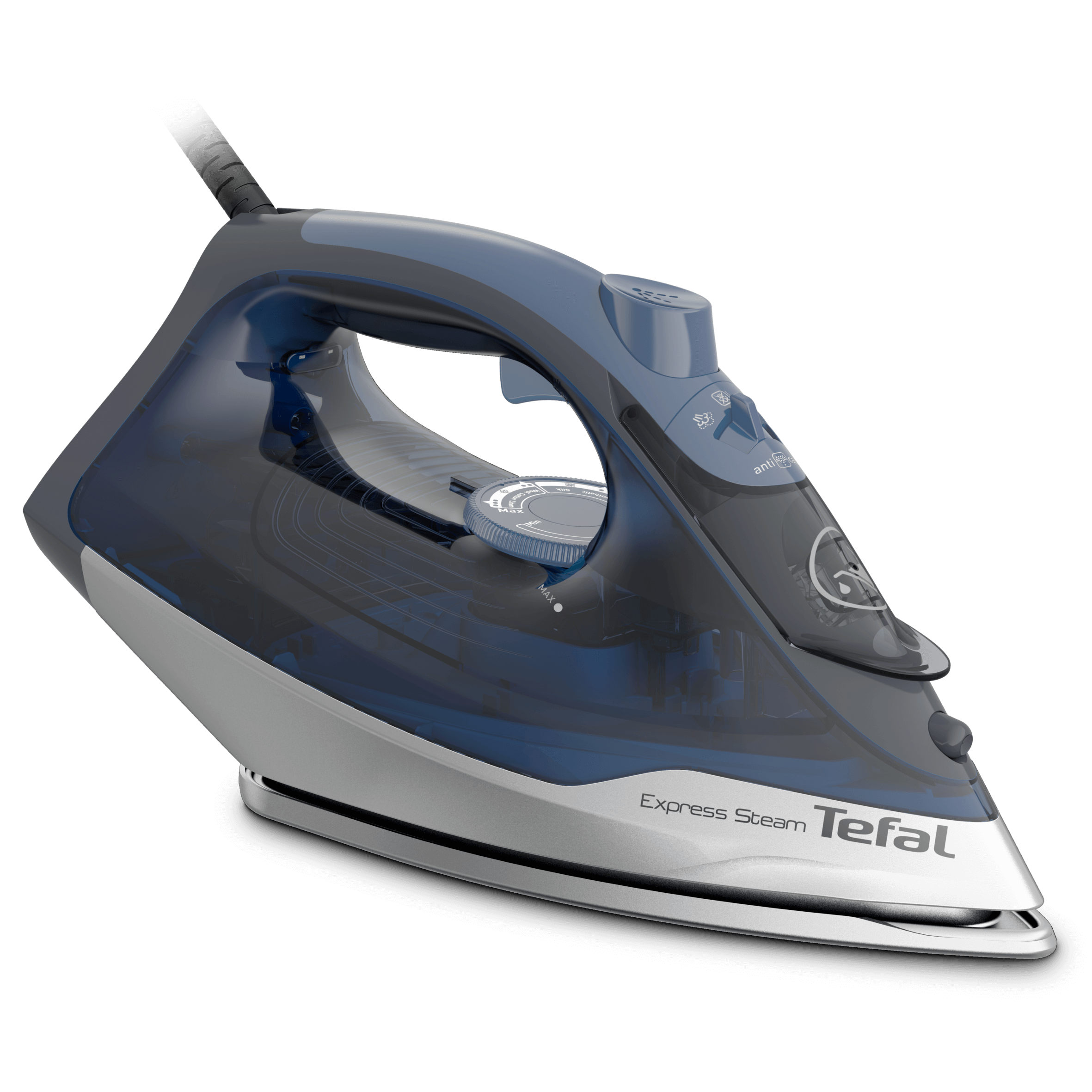 Tefal Express Steam Auto Off Steam Iron FV2868 - User Manual & FAQs | Quick & Efficient Ironing for Clothes, Home & Travel Use