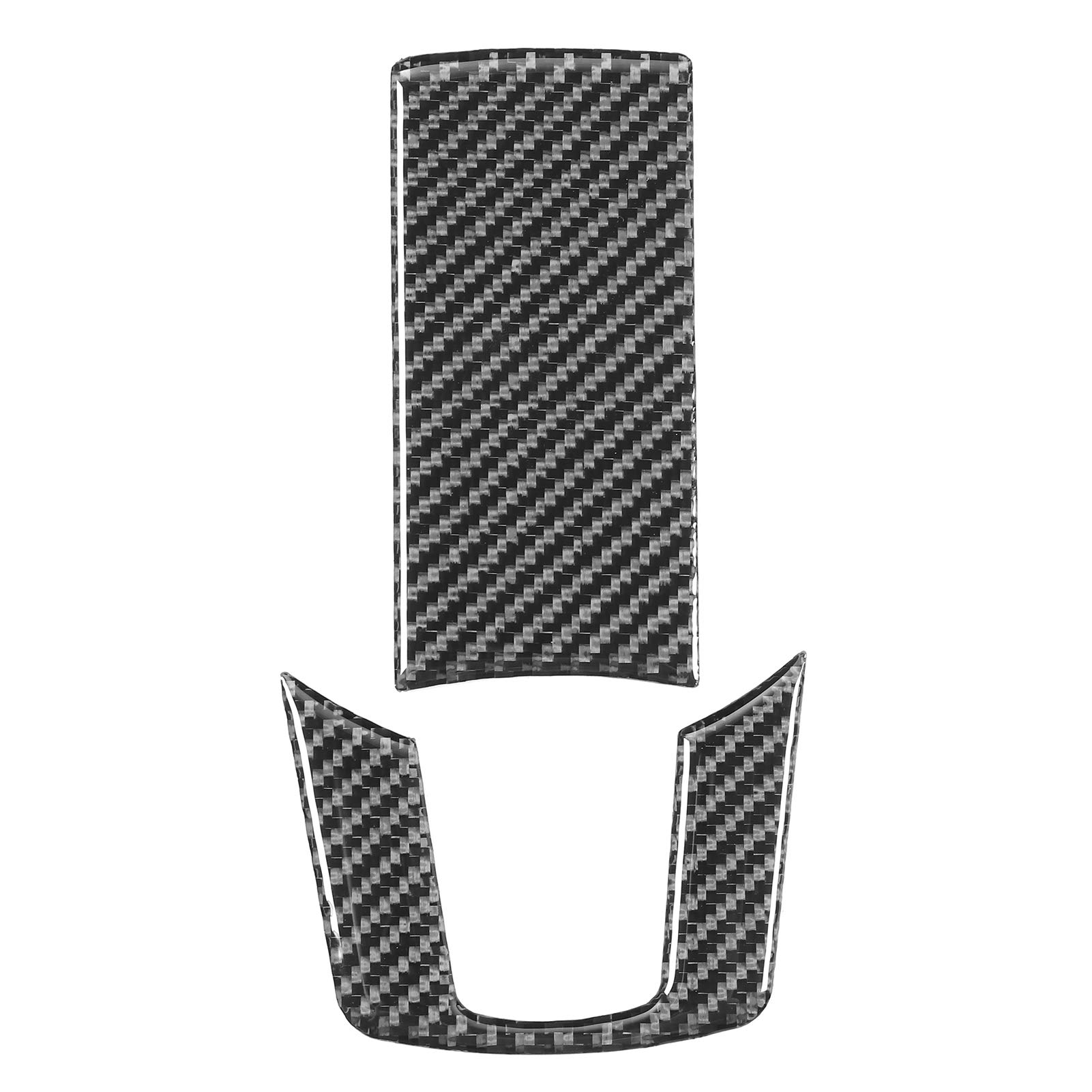 Carbon Fiber Steering Wheel Covers (2-Pack) - Universal Fit for Dodge Challenger 2011-2014 - Anti-Slip Grip & Stylish Upgrade - Perfect for Daily Driving & Car Enthusiasts